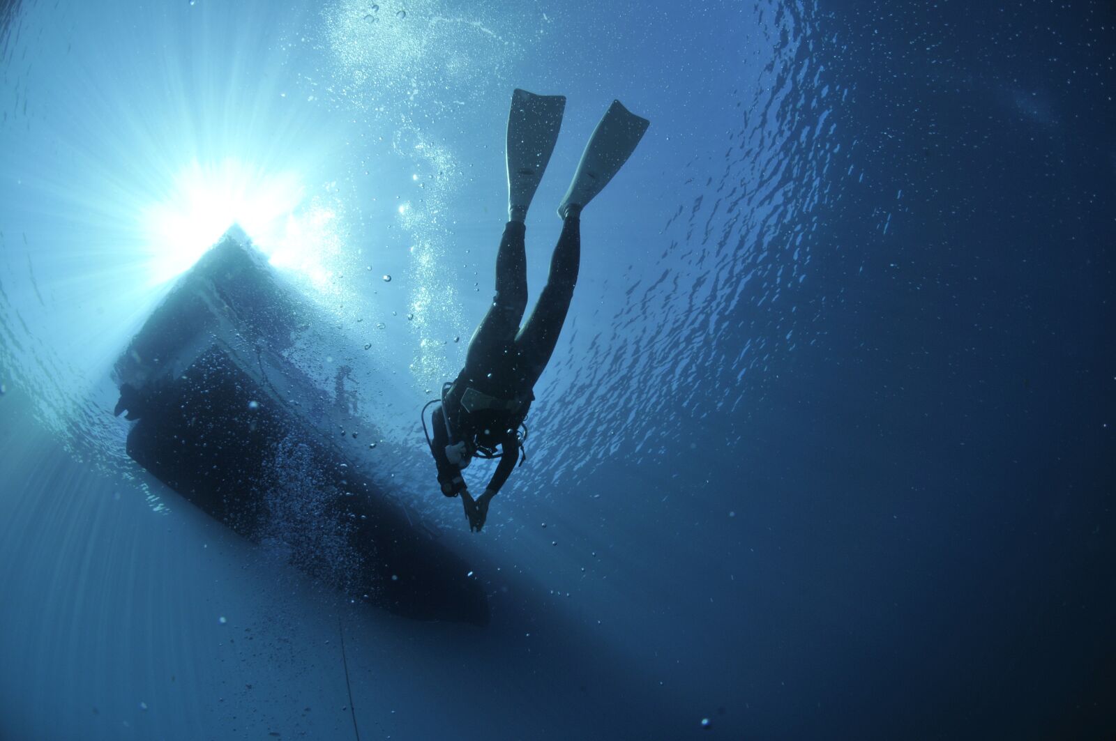 Nikon D300 sample photo. Diving, divers, sea photography