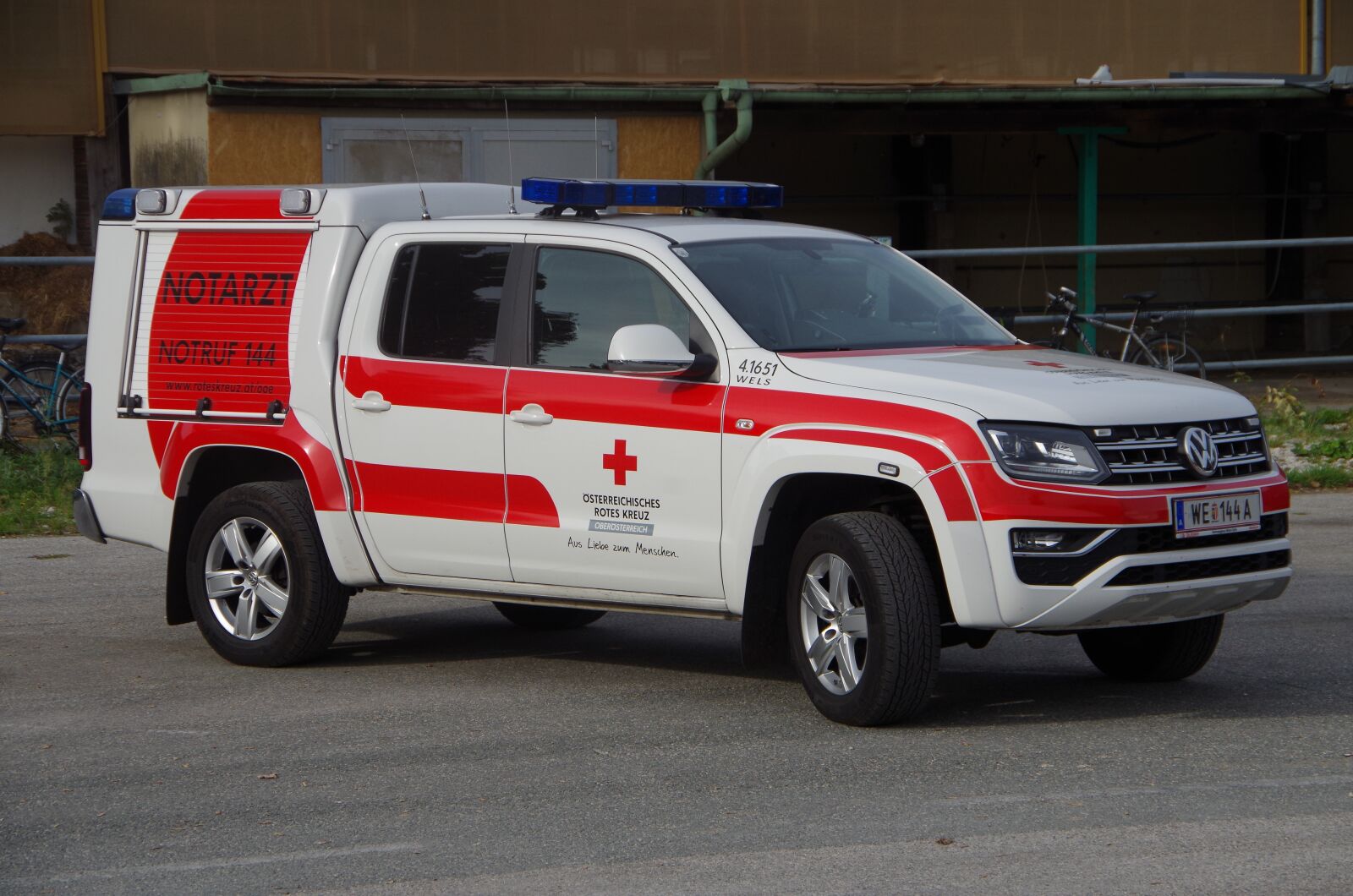 Pentax K-50 sample photo. Red cross, emergency medical photography