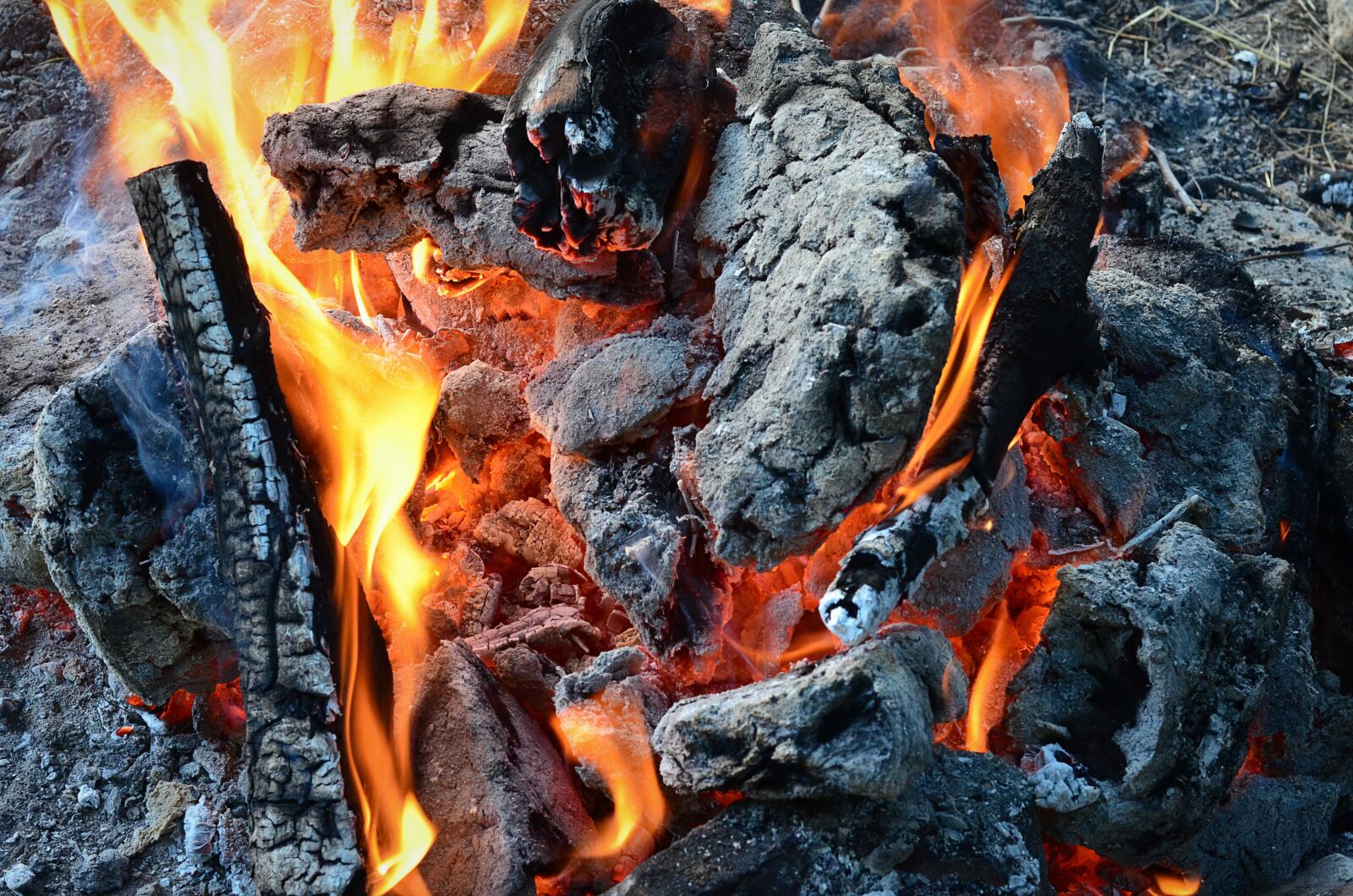 Nikon D5100 sample photo. Flame, job, coal photography