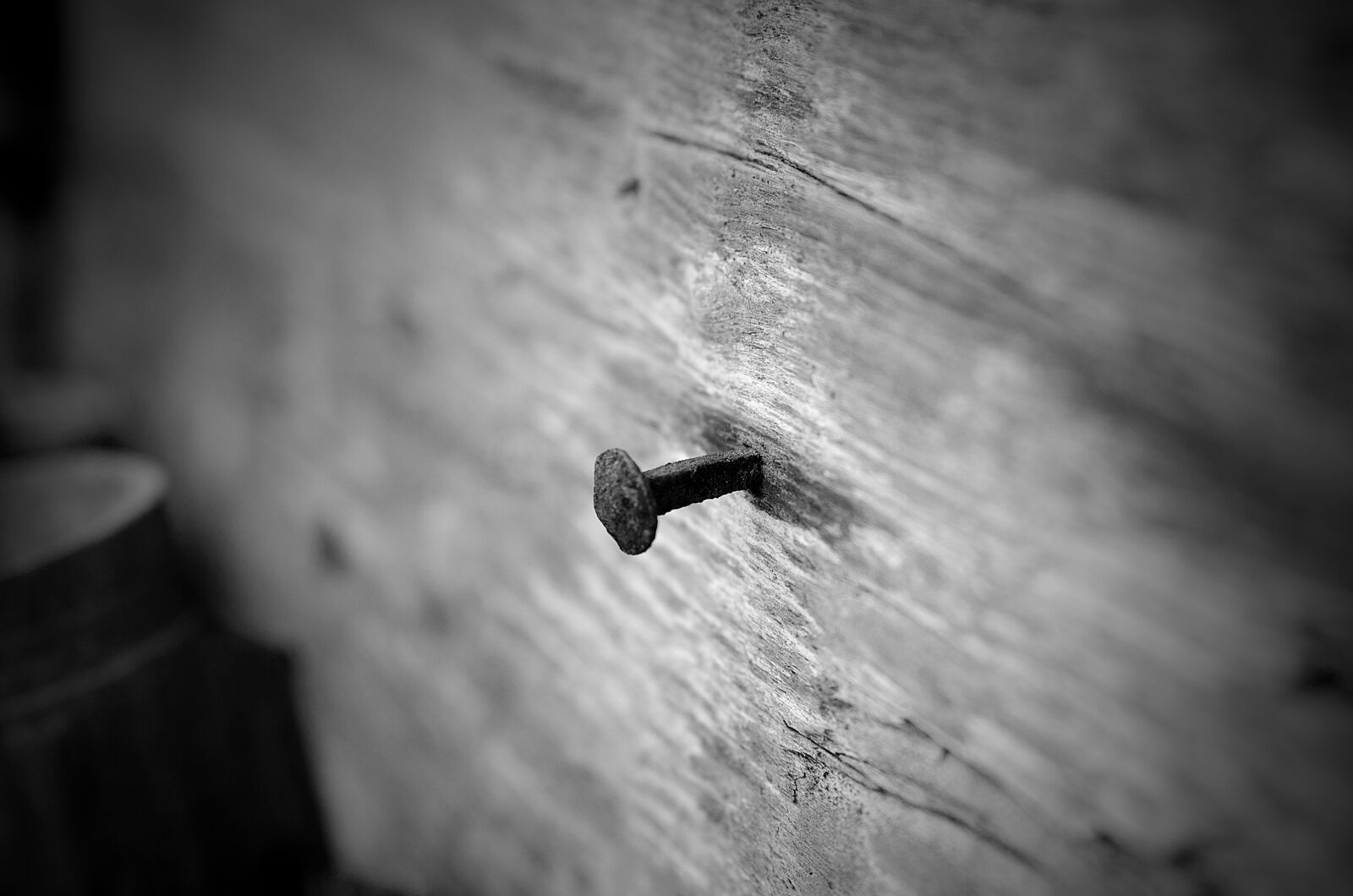 Nikon D7000 sample photo. Nail, pin, black and photography