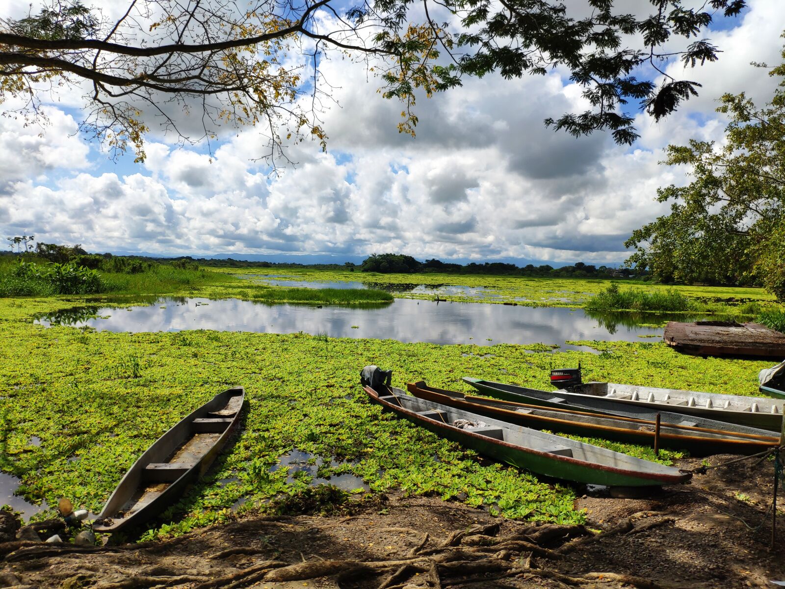 Xiaomi MI 8 sample photo. Boats, magdalena river, colombia photography