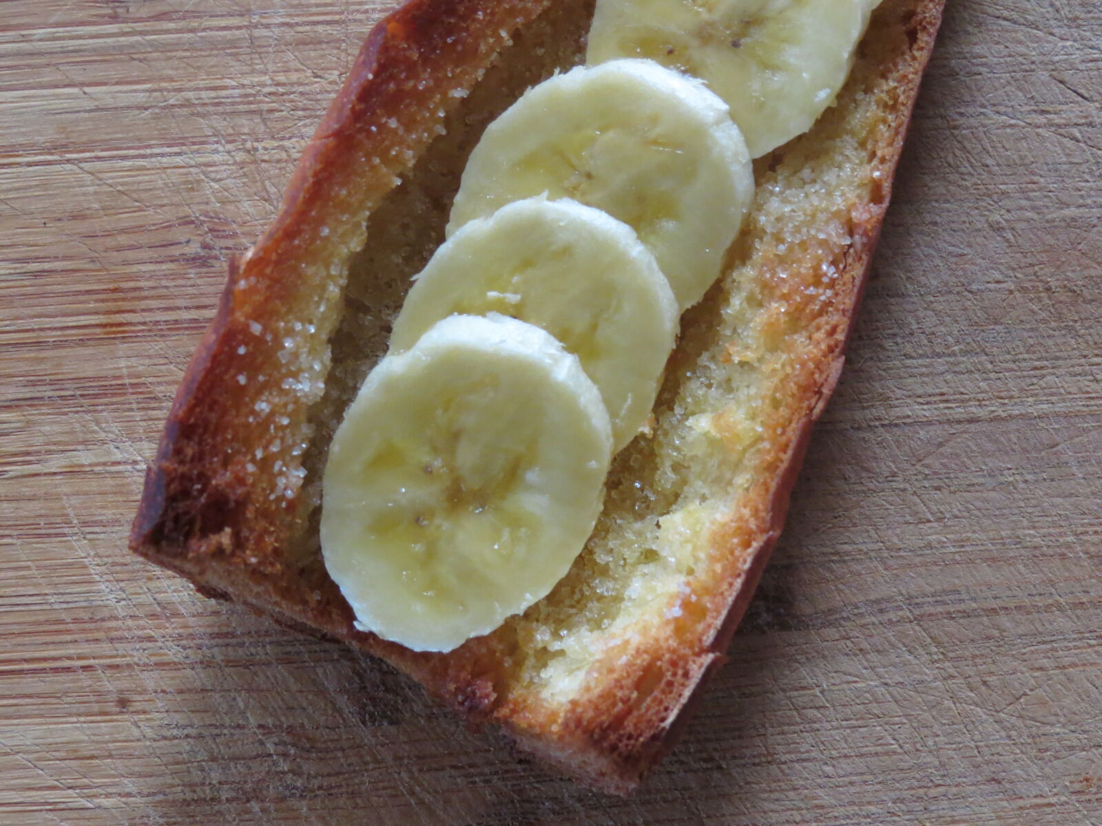 Canon PowerShot SX40 HS sample photo. Banana, bread, breakfast, crunchy photography