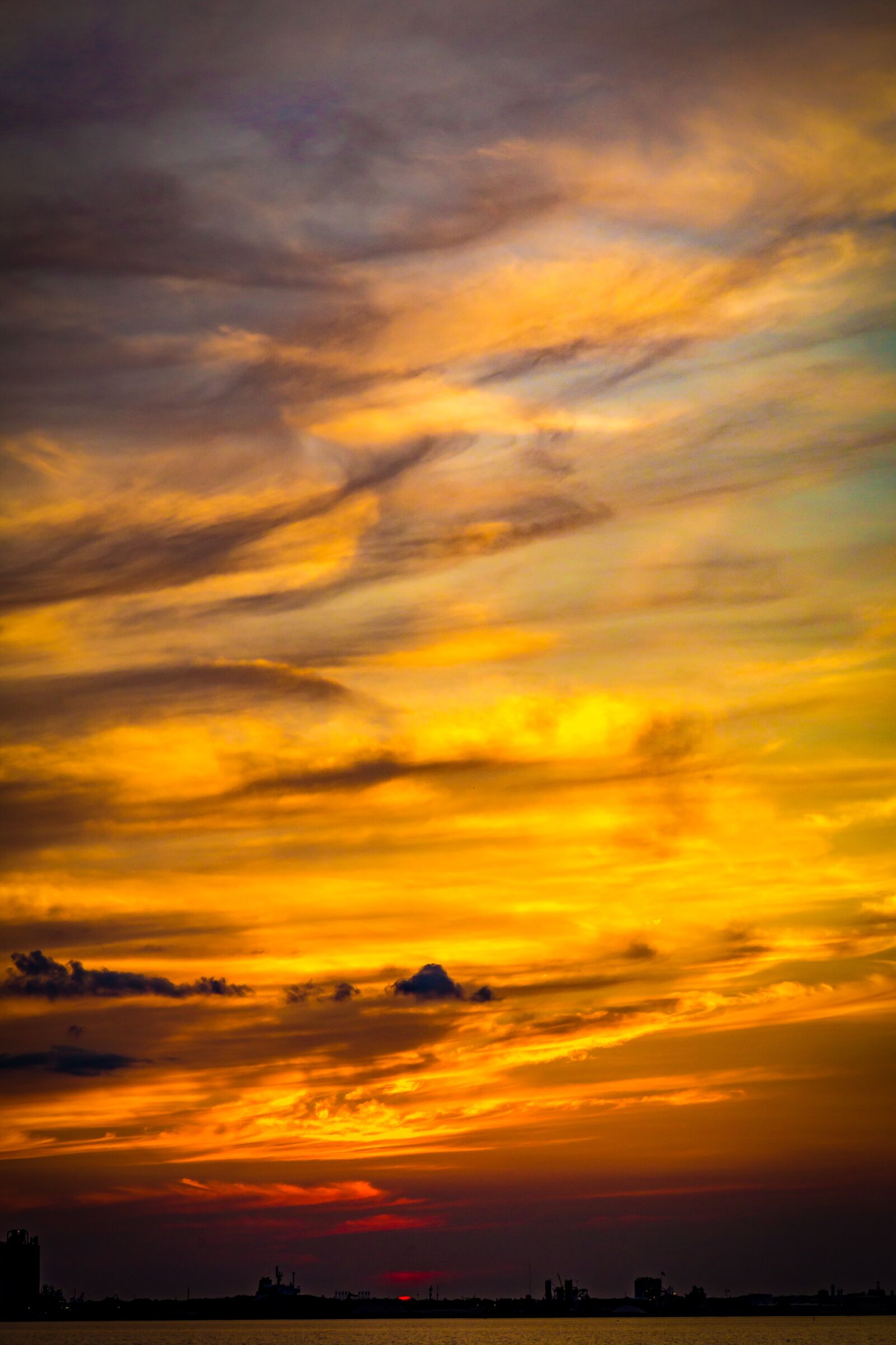 Canon EF 24-105mm F3.5-5.6 IS STM sample photo. Orange, sunset, sky photography