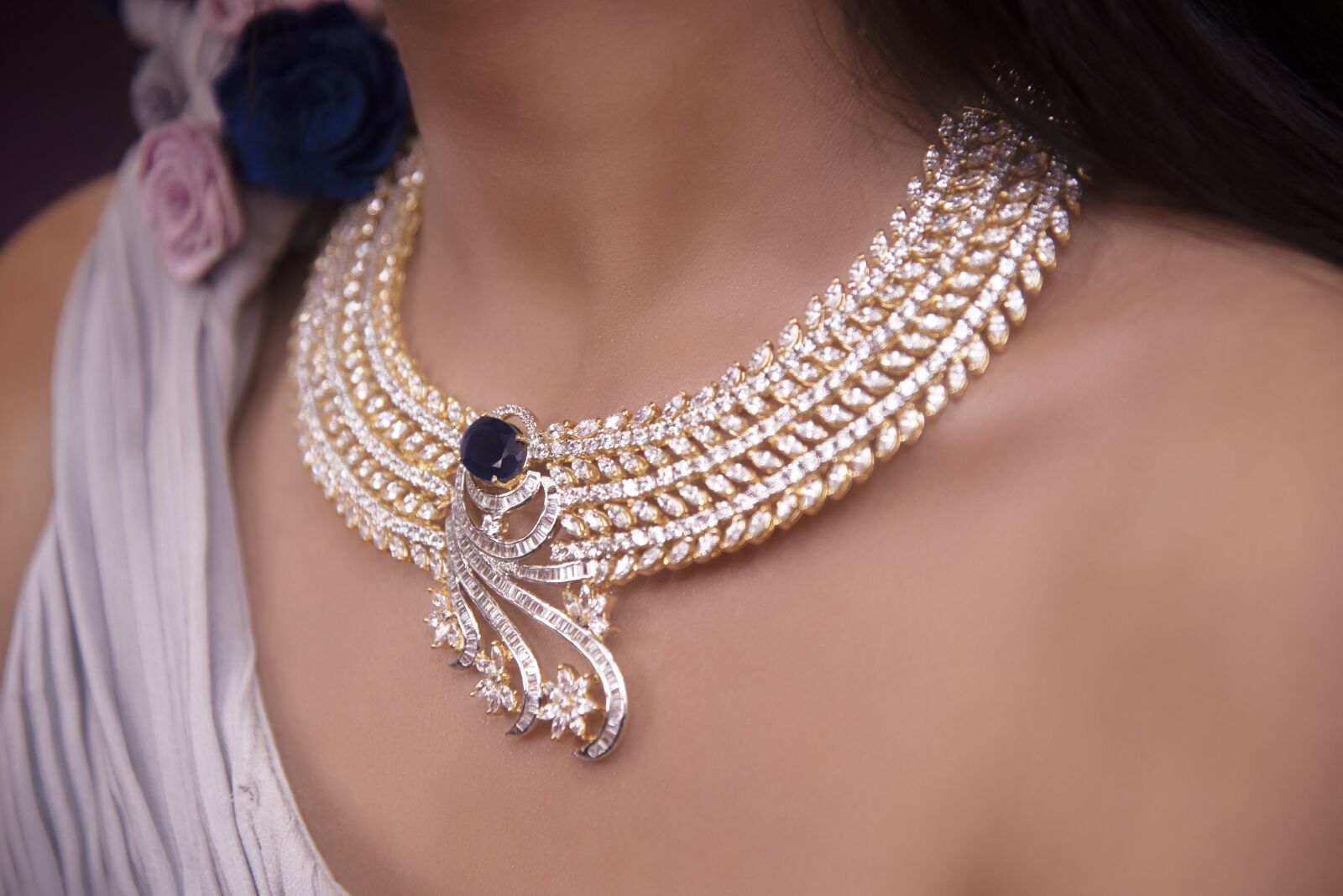 Nikon D750 sample photo. Jewellery, neck, jewelry photography