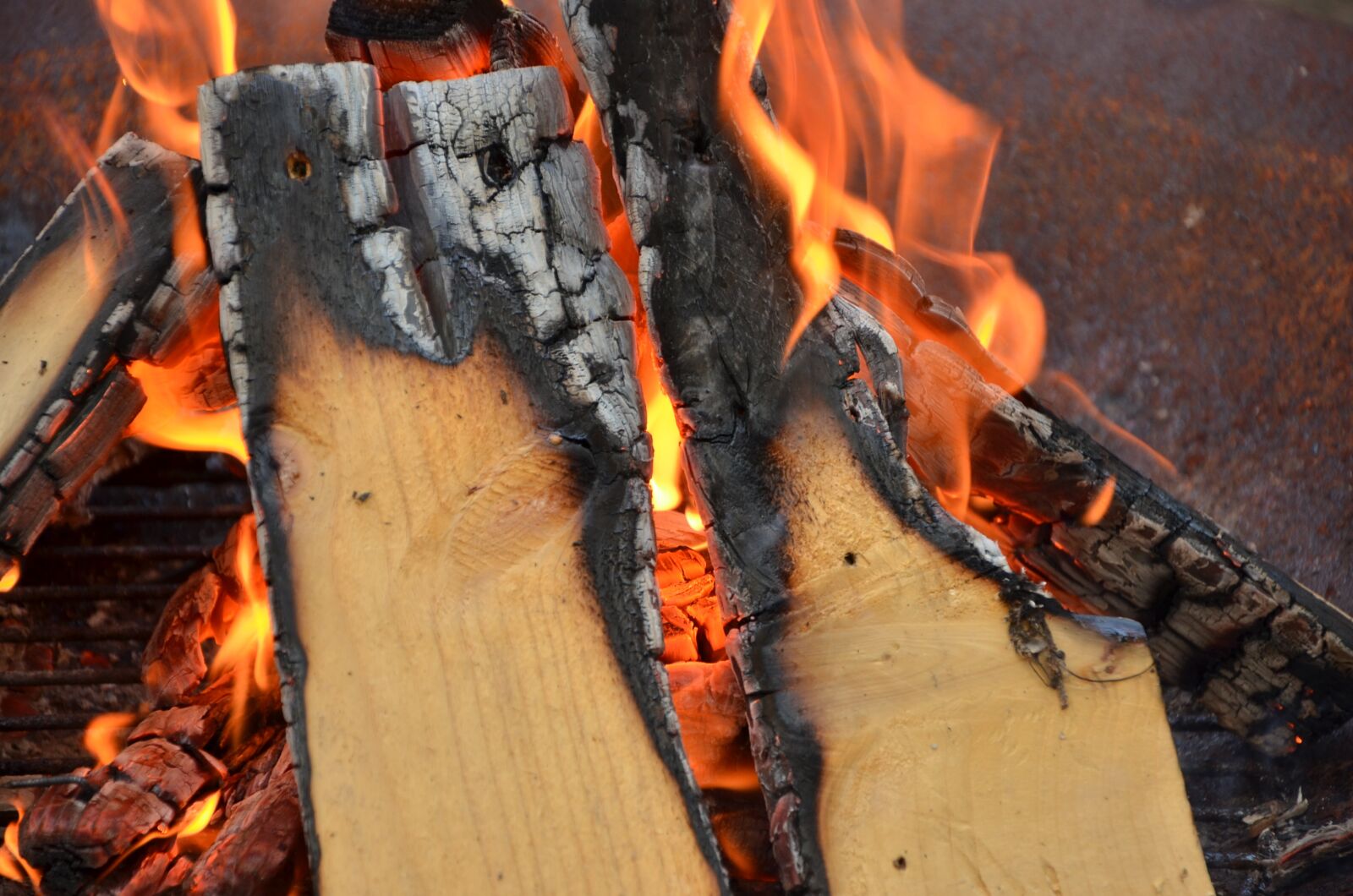 Nikon D7000 sample photo. Fire, campfire, wood photography