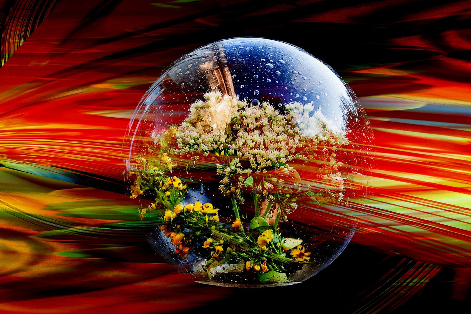 Canon EOS 550D (EOS Rebel T2i / EOS Kiss X4) sample photo. Glass ball, background, colors photography