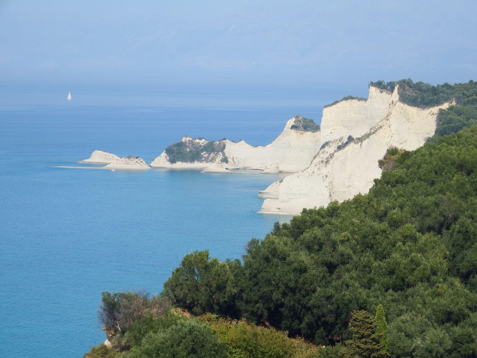 Fujifilm FinePix S1 sample photo. Boat, cape, corfu, greece photography