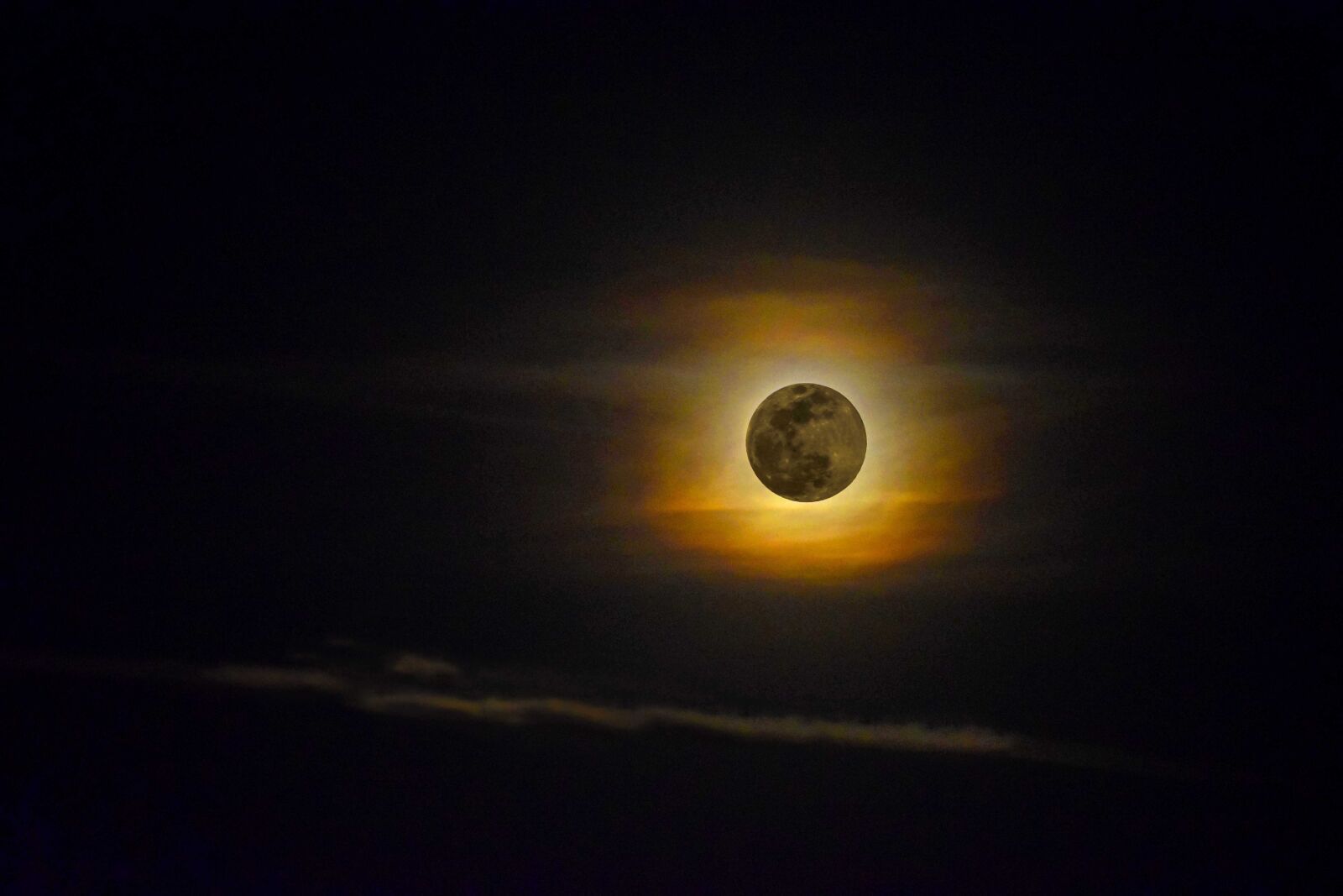 Nikon D5300 sample photo. Luna, full moon, perigee photography