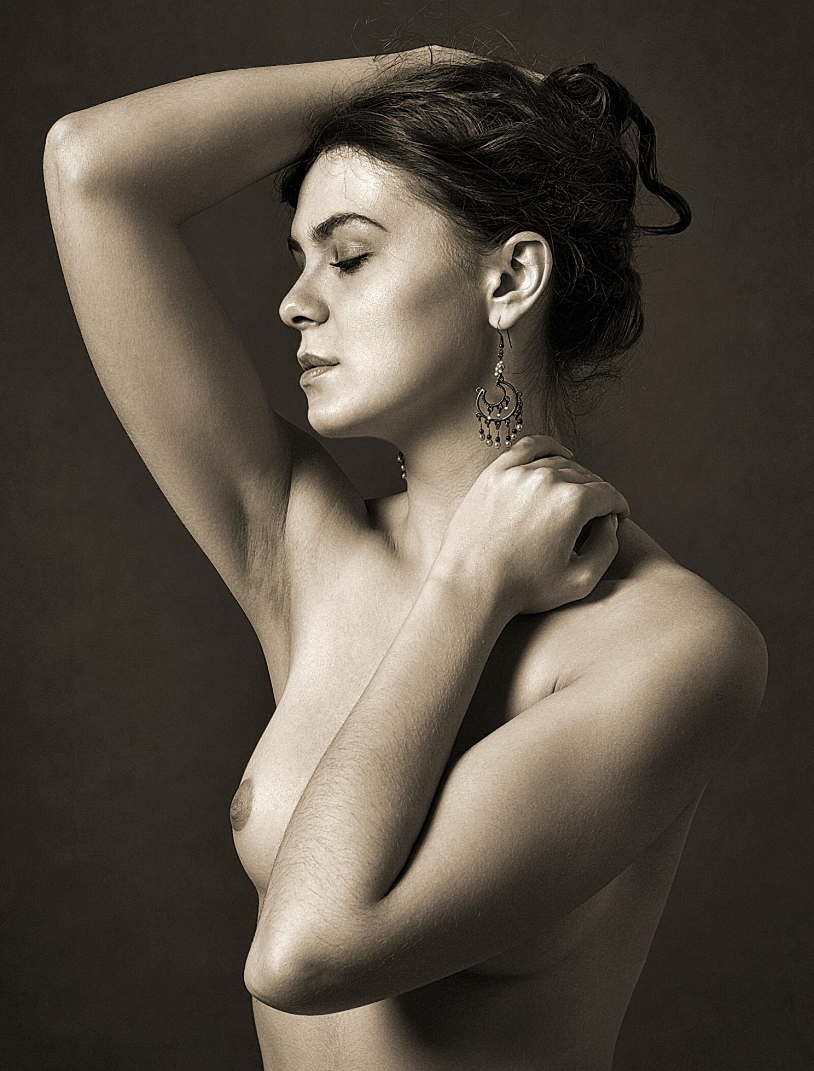 Nikon D80 sample photo. Nude, the act of photography
