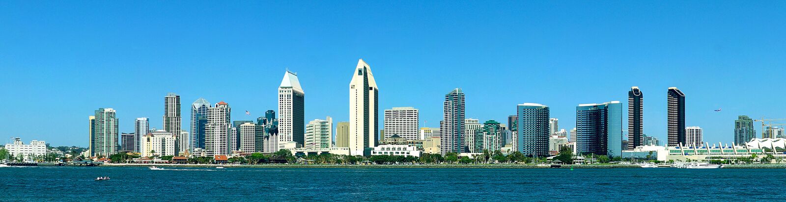 Pentax K20D sample photo. Panorama, san diego, downtown photography