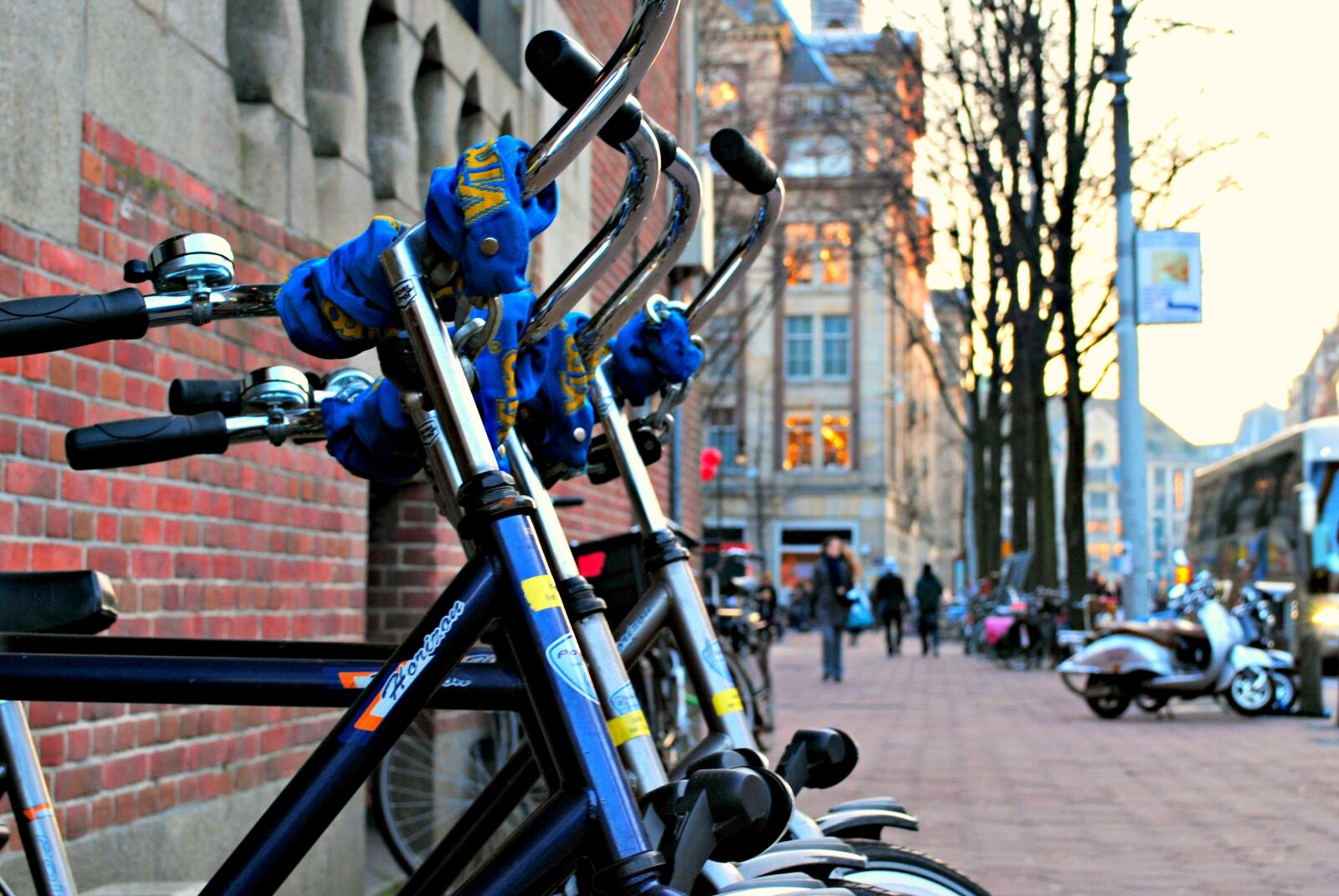 Nikon D3000 sample photo. Amsterdam, bikes, city photography