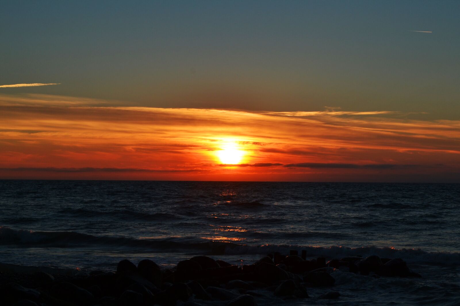 Nikon D3100 sample photo. Sea, sunset, water photography