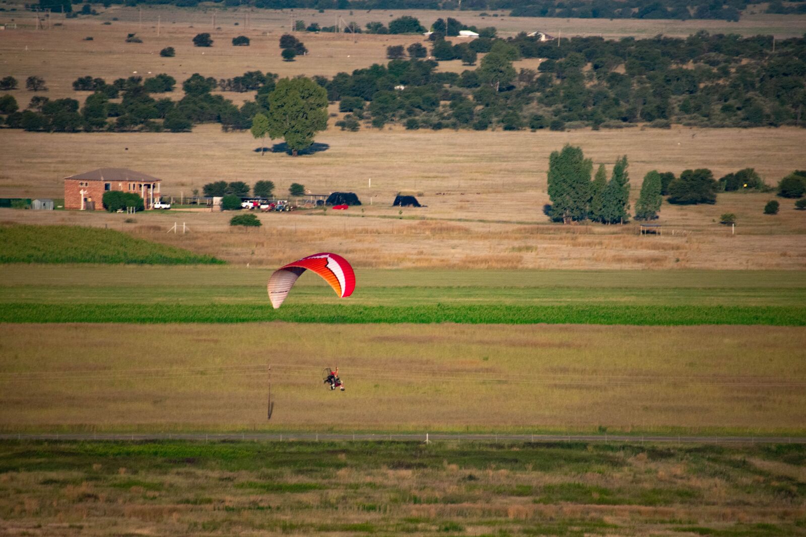 Nikon D3400 sample photo. Paramotor, flight, paragliding photography
