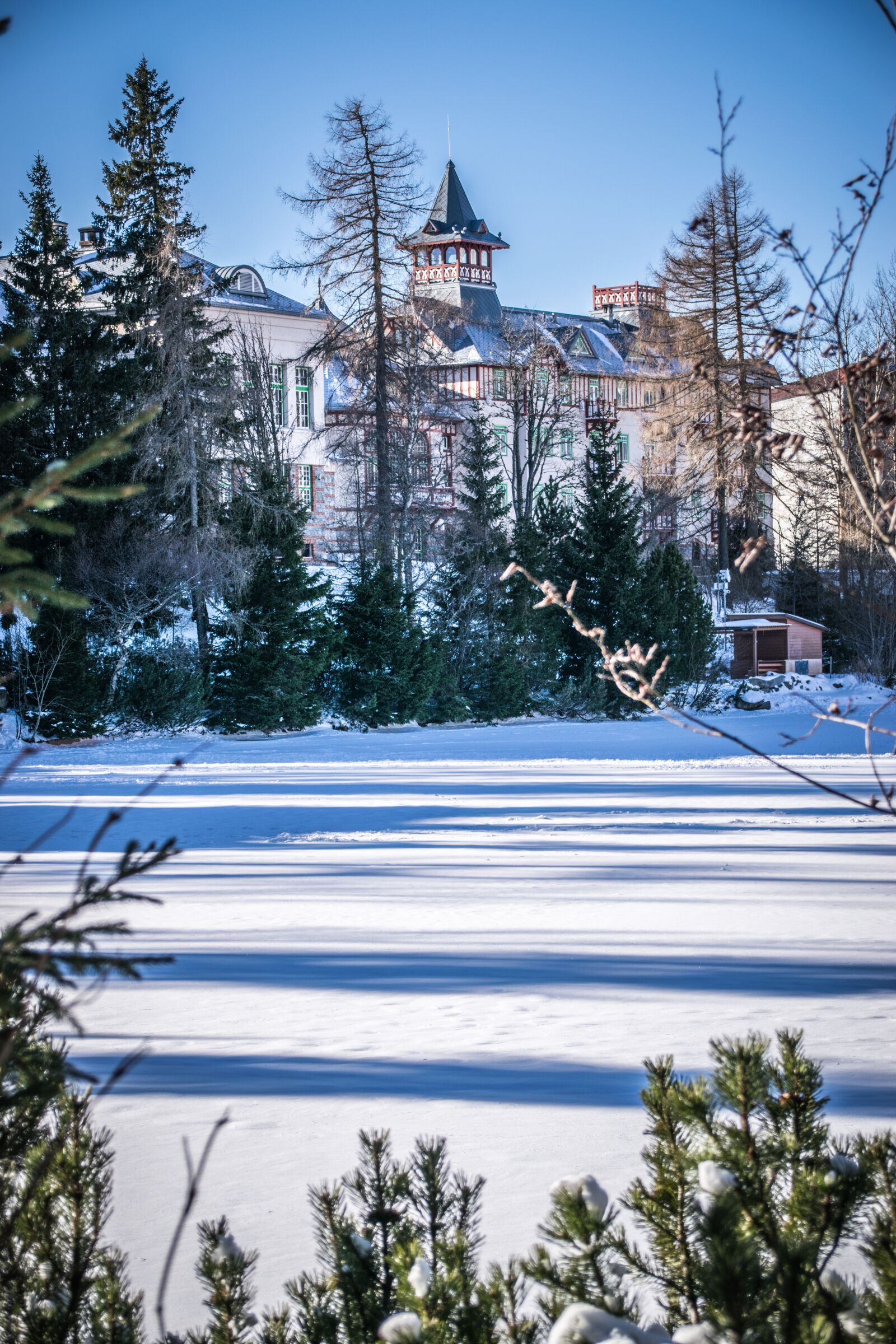 Nikon D5300 sample photo. Lake, winter, scenic photography