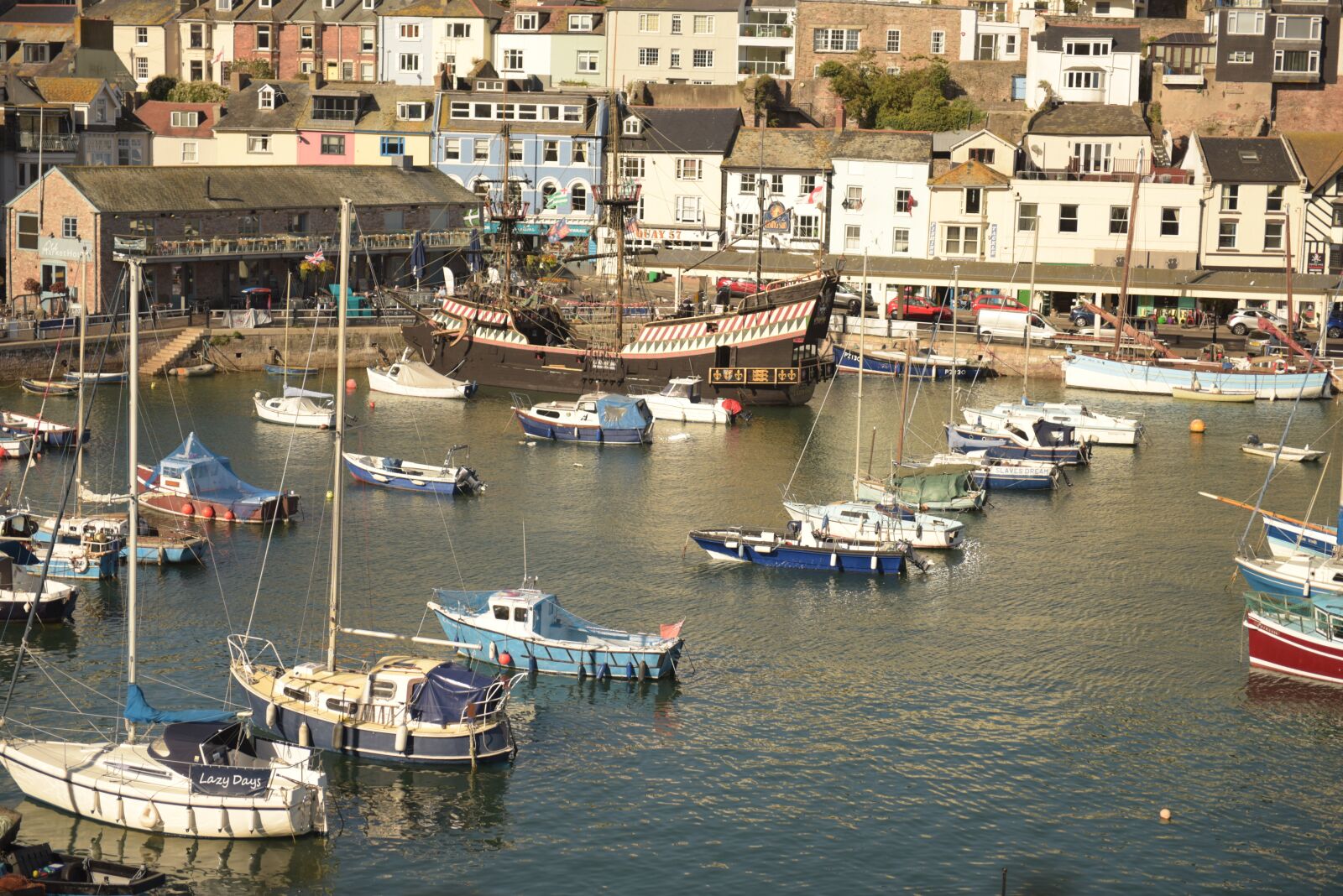 Nikon D750 sample photo. Brixham, harbour, scene photography