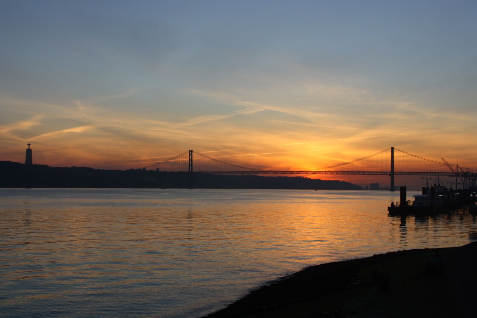 Canon EOS 1000D (EOS Digital Rebel XS / EOS Kiss F) sample photo. Lisbon, viewpoint, sunset photography