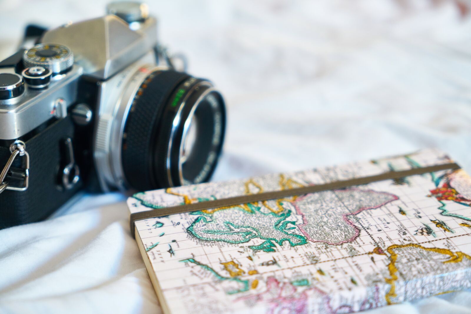 Sony a7R II sample photo. Old, notebook, map photography