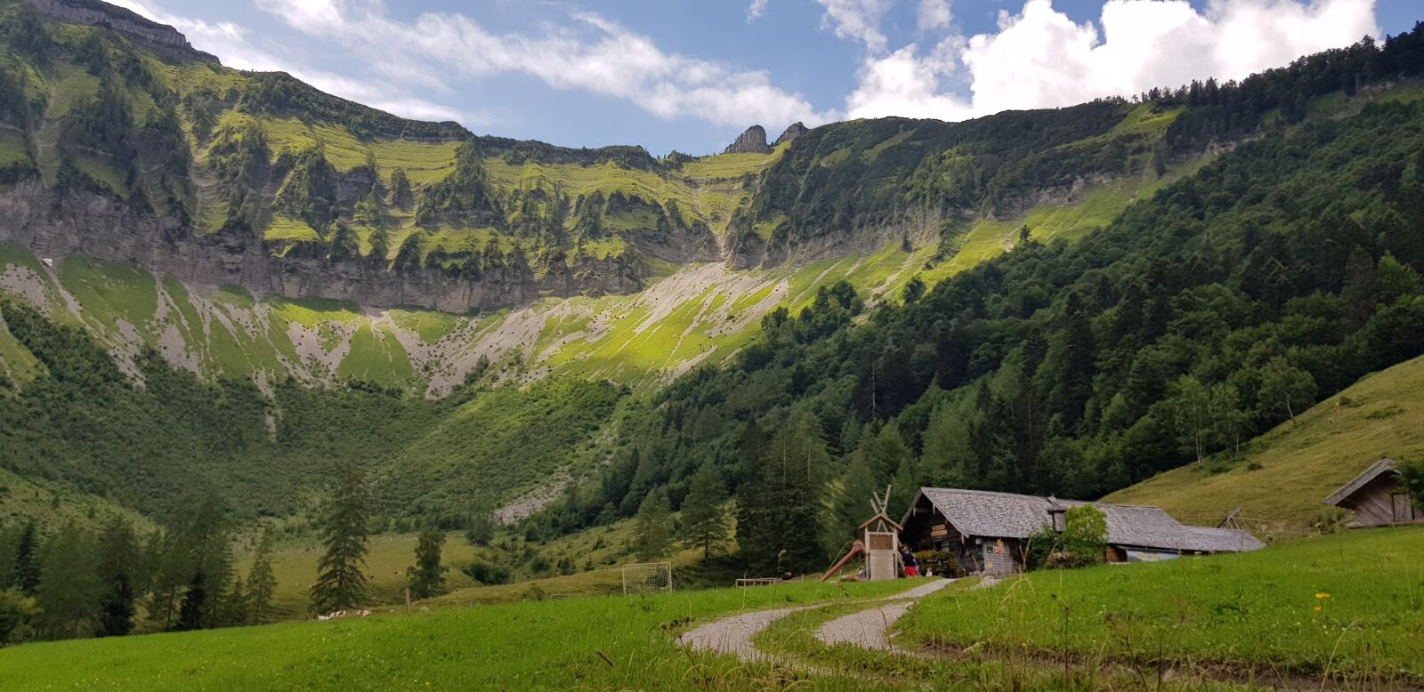 Samsung Galaxy S8 sample photo. Alm, meadow, mountains photography