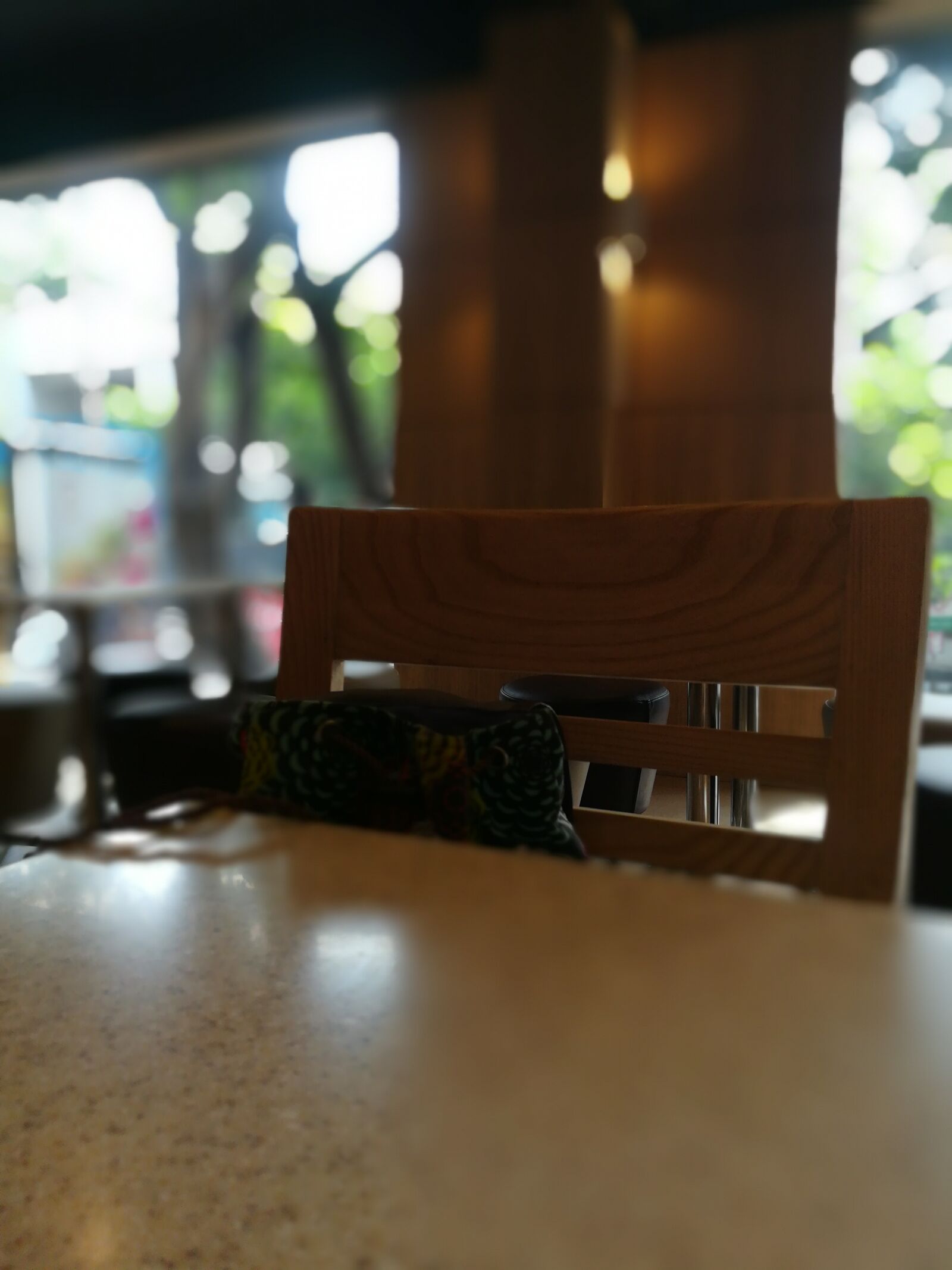 HUAWEI honor 6x sample photo. Alone, blur, background, chair photography