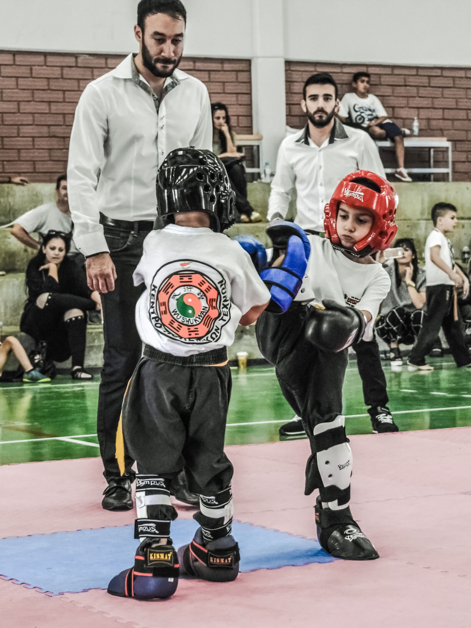 Nikon D3300 sample photo. Kick boxing, competition, junior photography