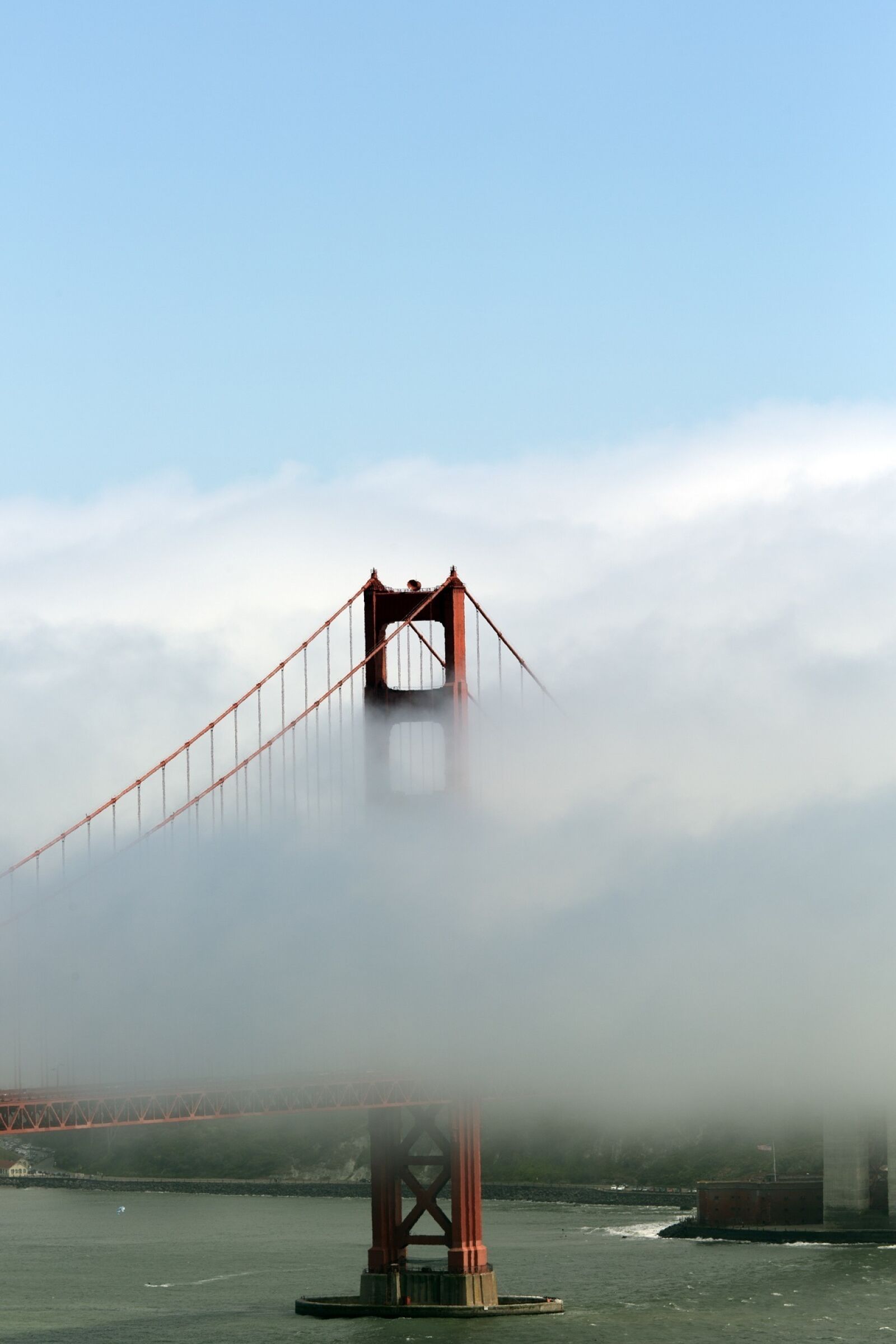 Canon EOS 5D Mark III sample photo. Bridge, golden gate, fog photography