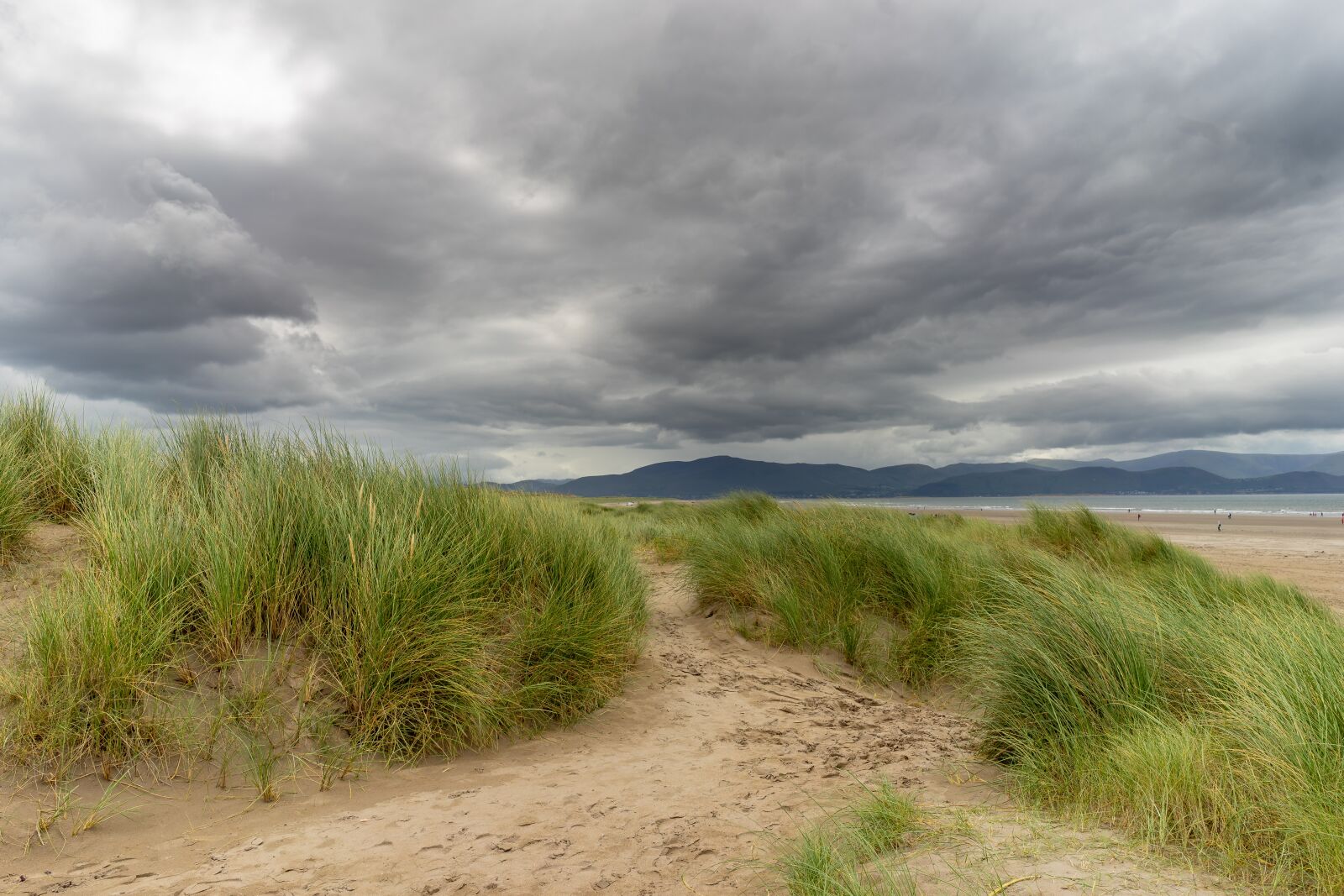 Sony a7 sample photo. Beach, dunes, clouds photography
