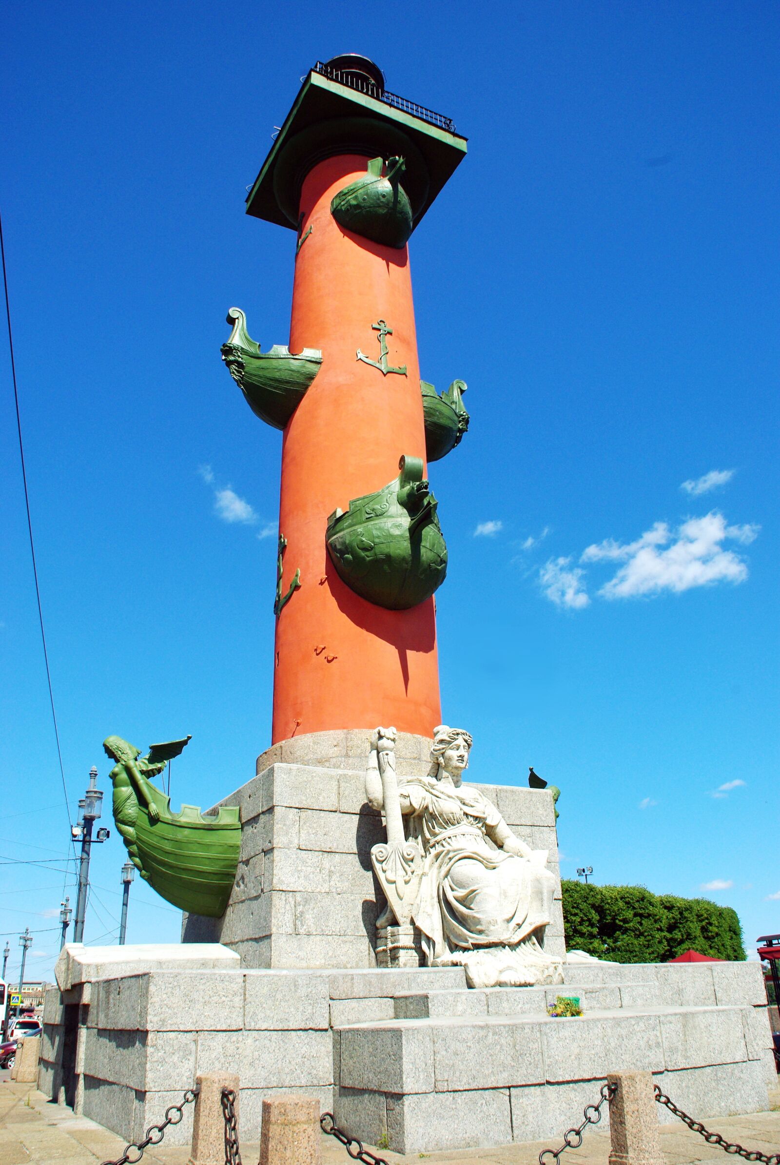 Pentax K200D sample photo. Rostral column, st petersburg photography