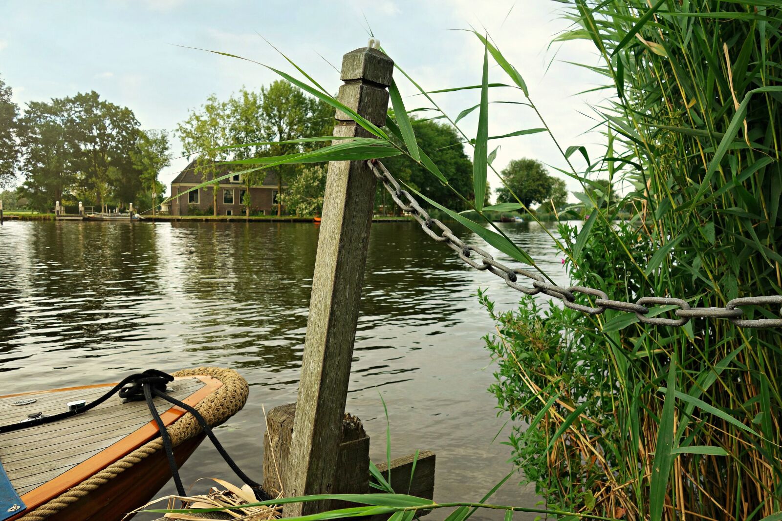 Sony Cyber-shot DSC-RX100 sample photo. River, boat, jetty photography