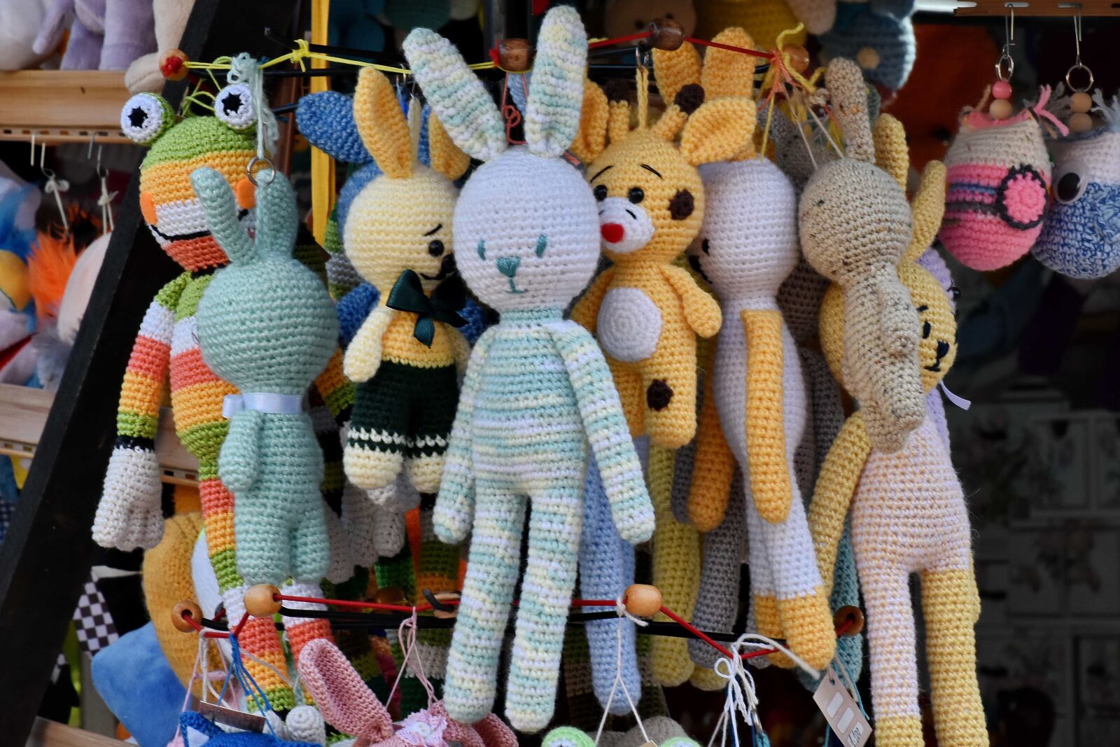 Nikon D5500 sample photo. Colorful, handmade, homemade, knitwear photography