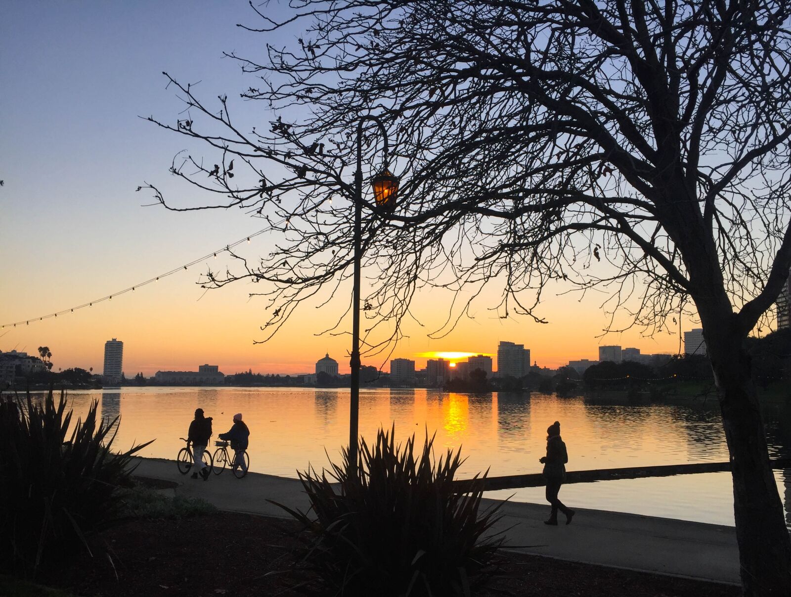 Apple iPhone 6 sample photo. Sunset, lake, reflection photography