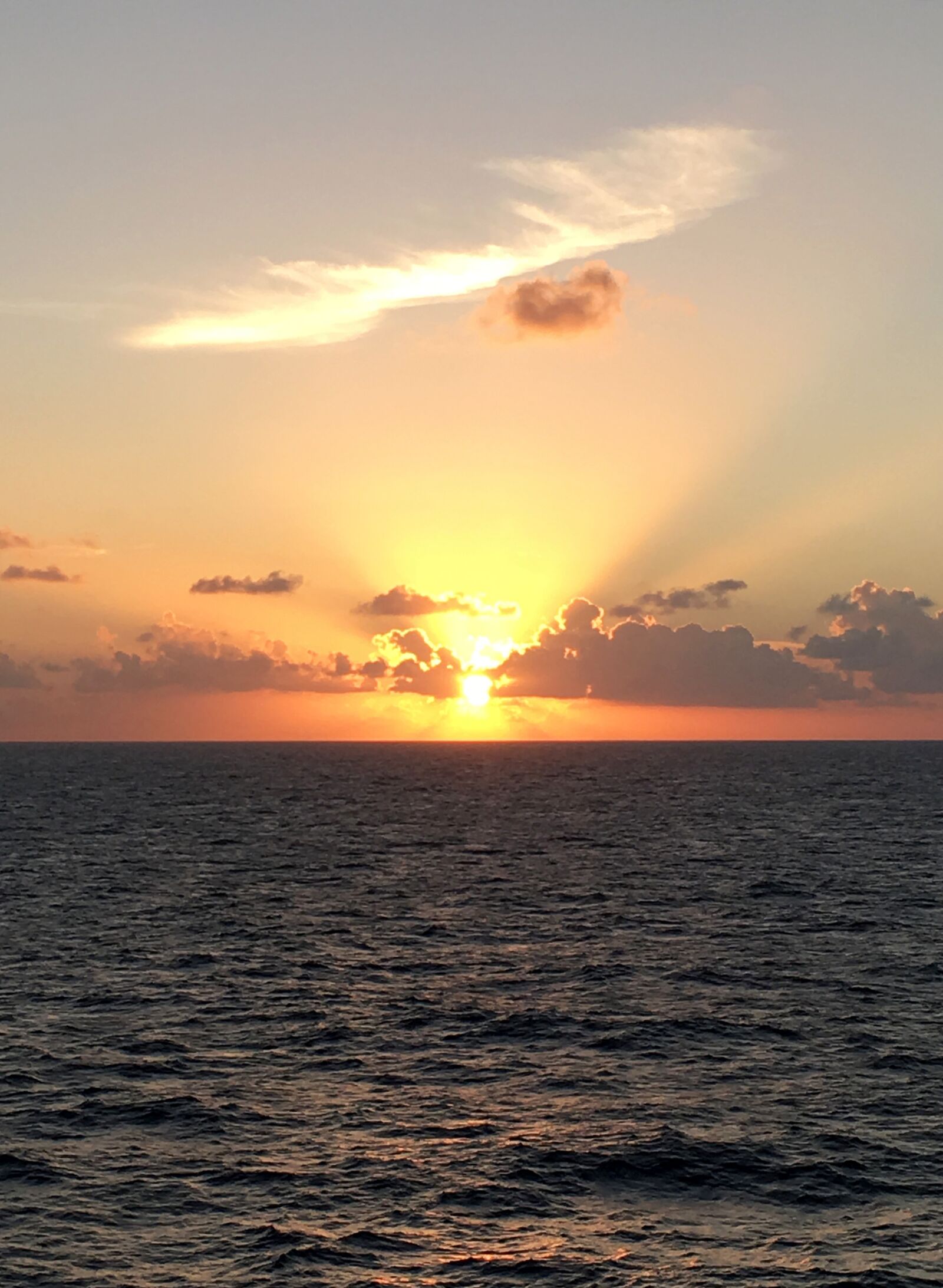 Apple iPhone 6s sample photo. Sun, sunset, water photography