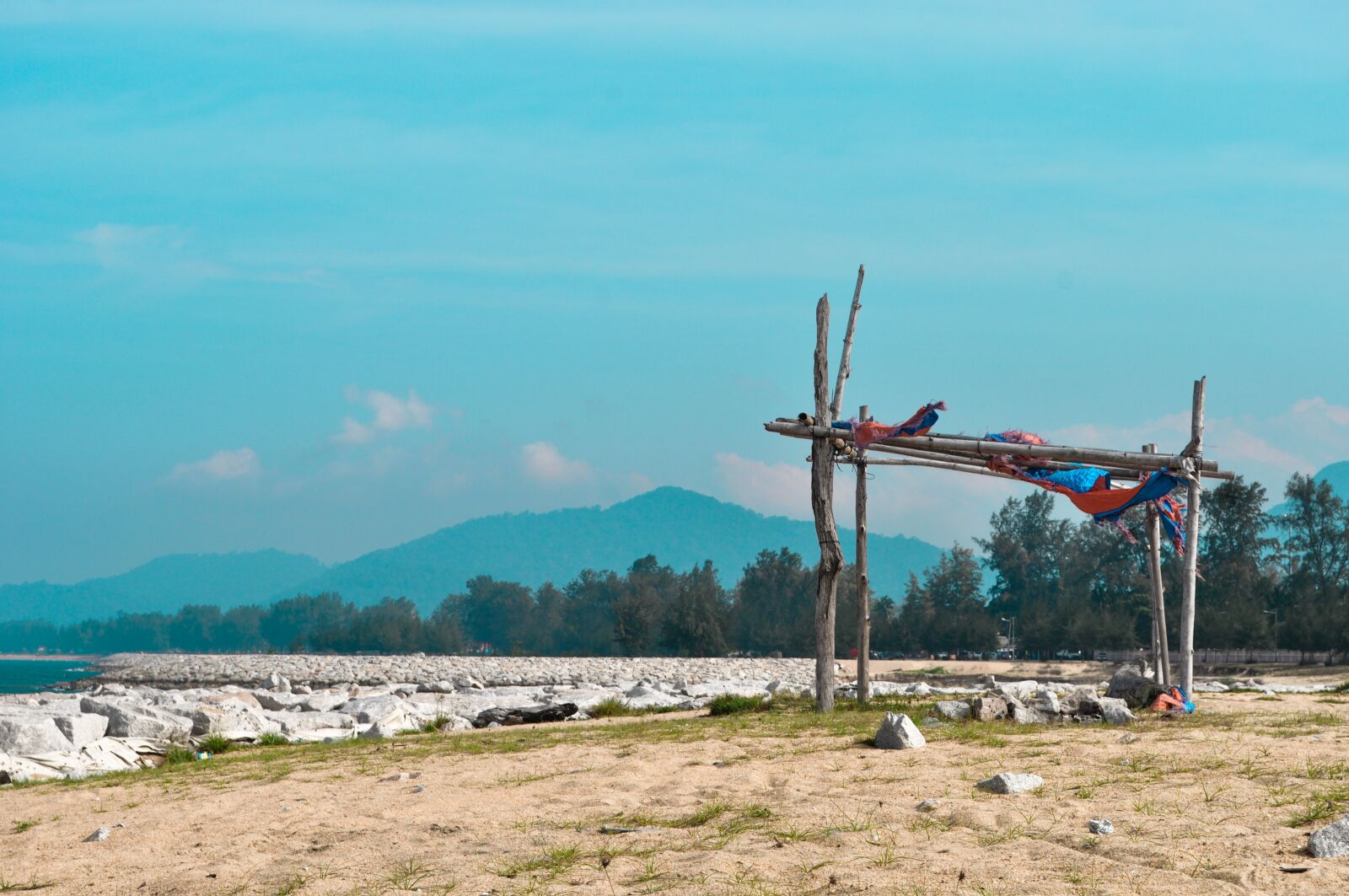 Nikon D5000 sample photo. Beach, sky, sand photography