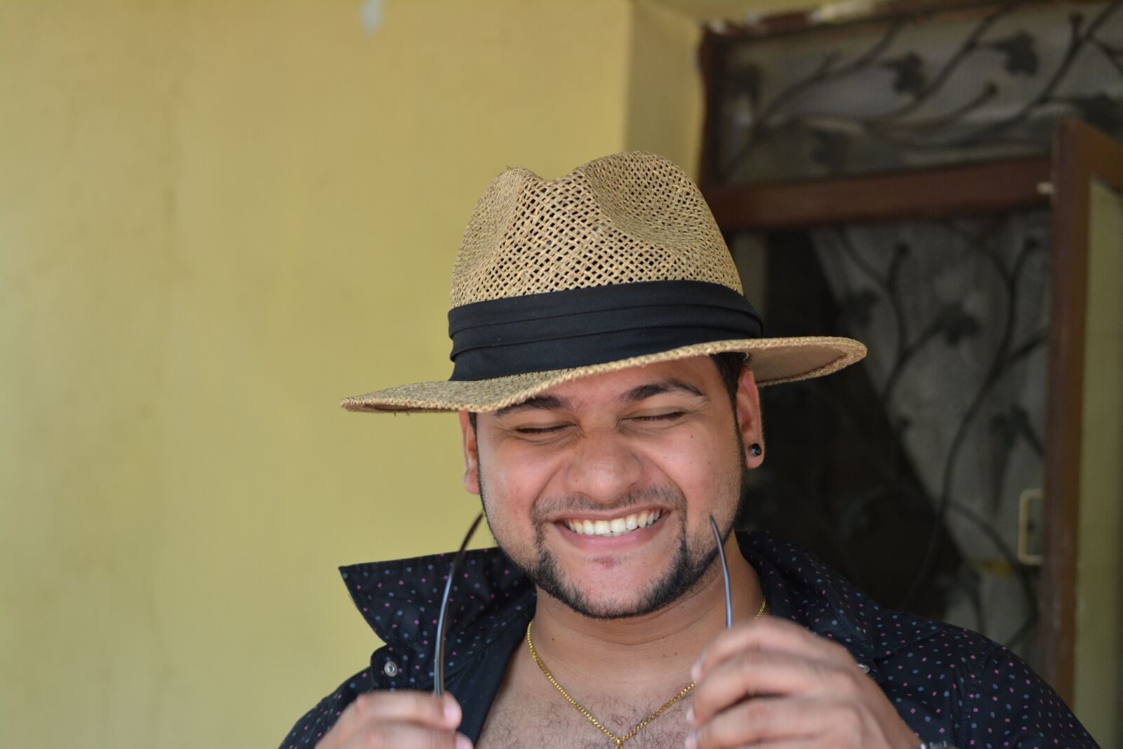 Nikon D5200 sample photo. Smile, hat, boy photography