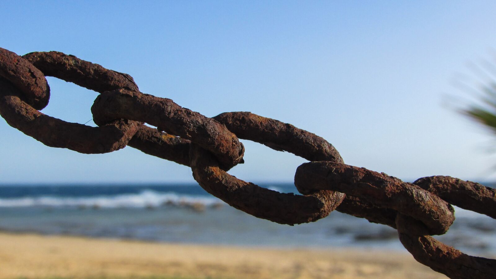 Canon PowerShot SX400 IS sample photo. Chain, rusty, metal photography