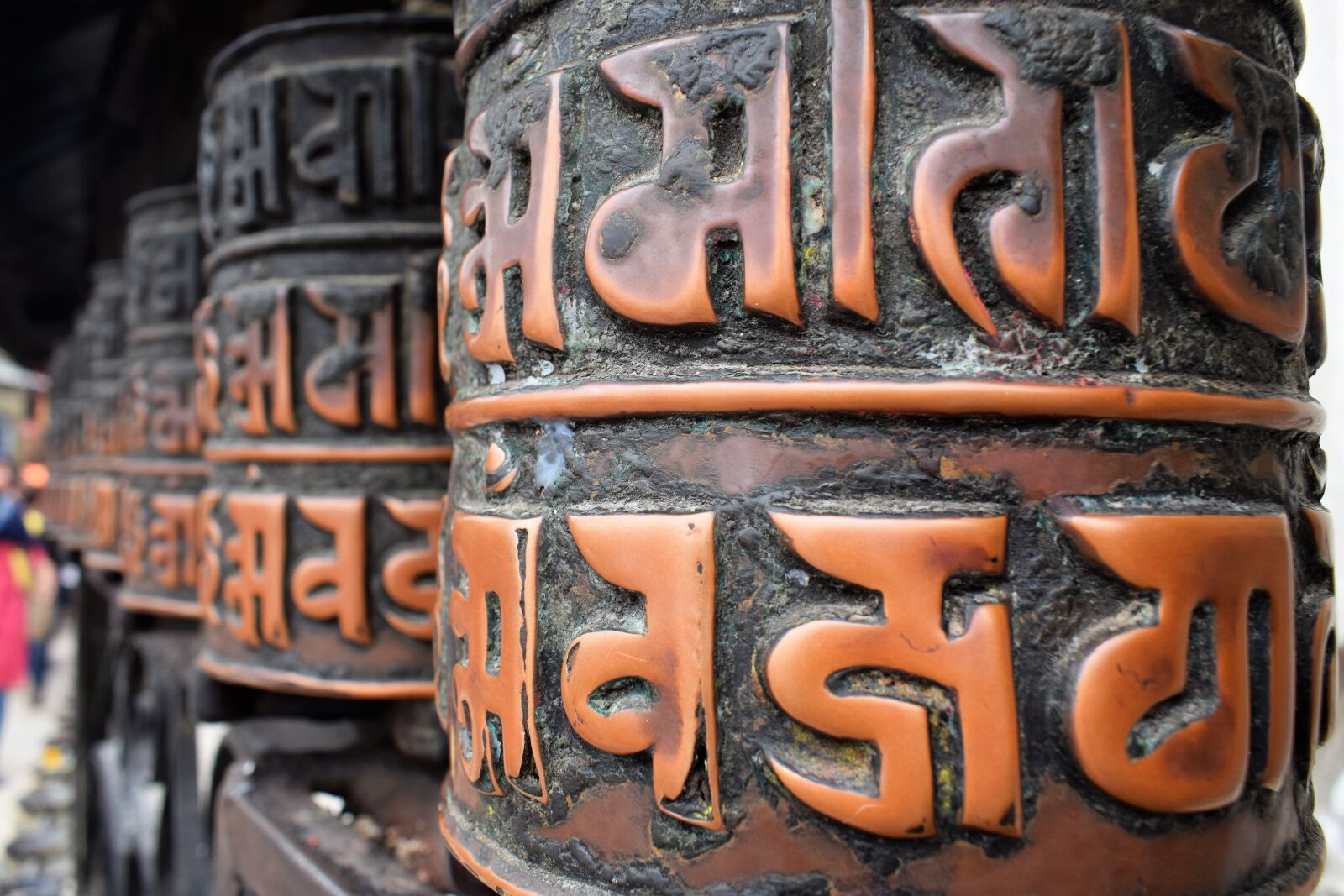 Nikon D5300 sample photo. Buddhism, prayer wheels, asia photography