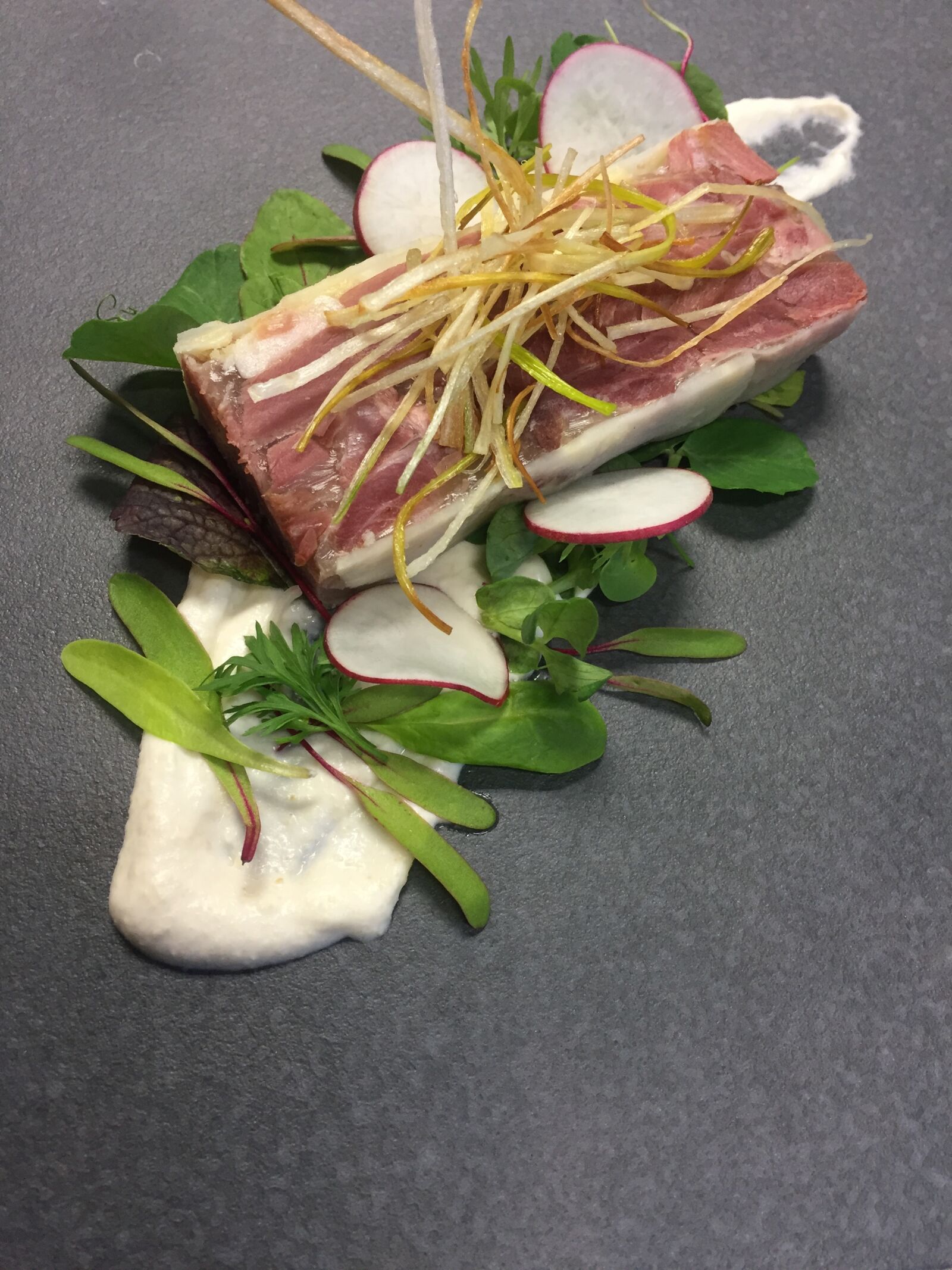 iPhone 6 back camera 4.15mm f/2.2 sample photo. Food, pork photography