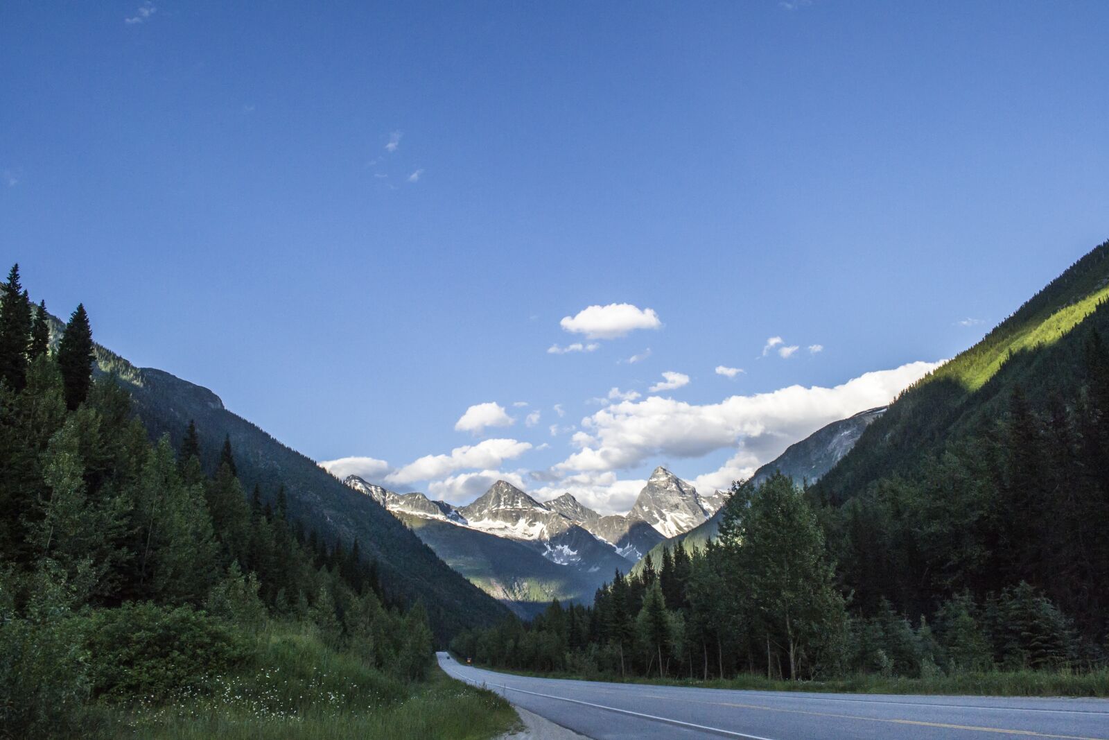 Nikon D3100 sample photo. Highway, mountain, road photography