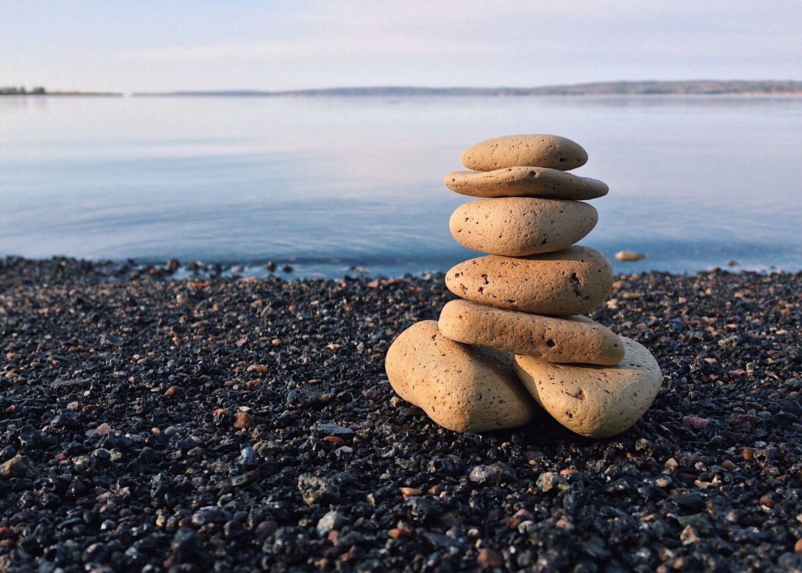 iPhone 5s back camera 4.15mm f/2.2 sample photo. Rocks, stacked, balance photography