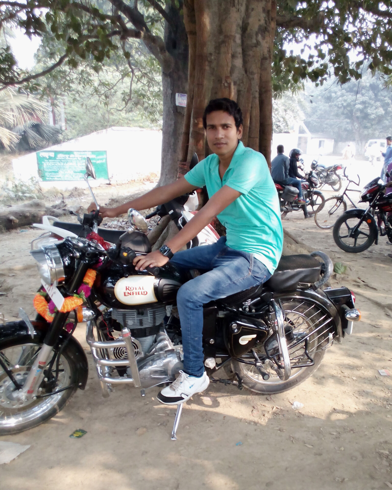 Micromax Canvas Spark sample photo. Bike photography