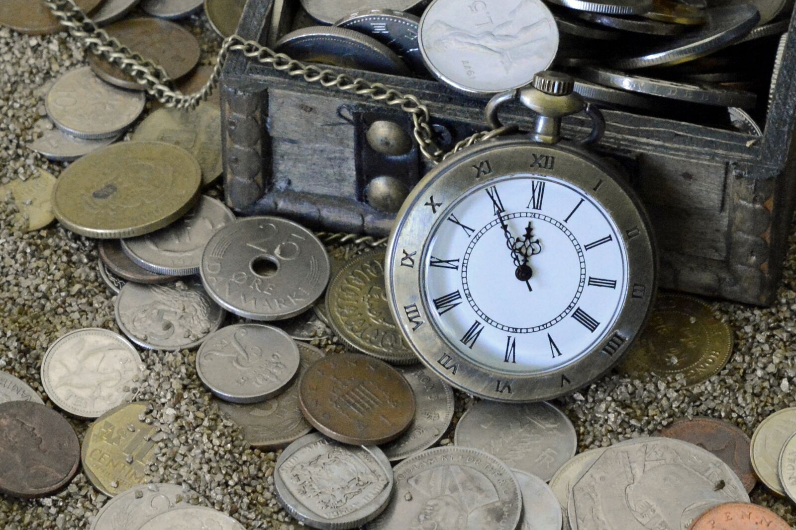 Nikon D7100 sample photo. Pocket watch, time of photography