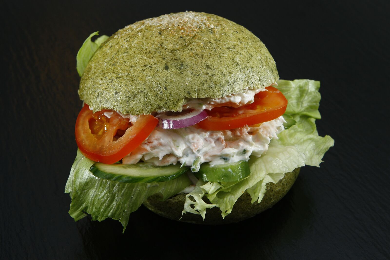 Canon EOS-1D Mark III sample photo. Spinach dumpling, sandwich bun photography
