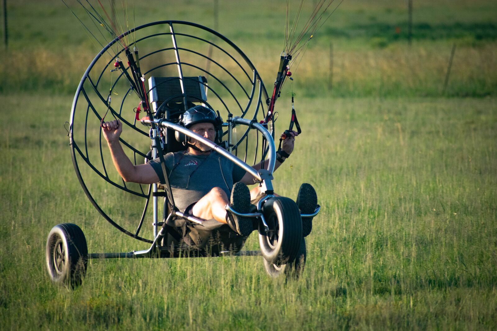 Nikon D3400 sample photo. Paramotor, flight, paragliding photography