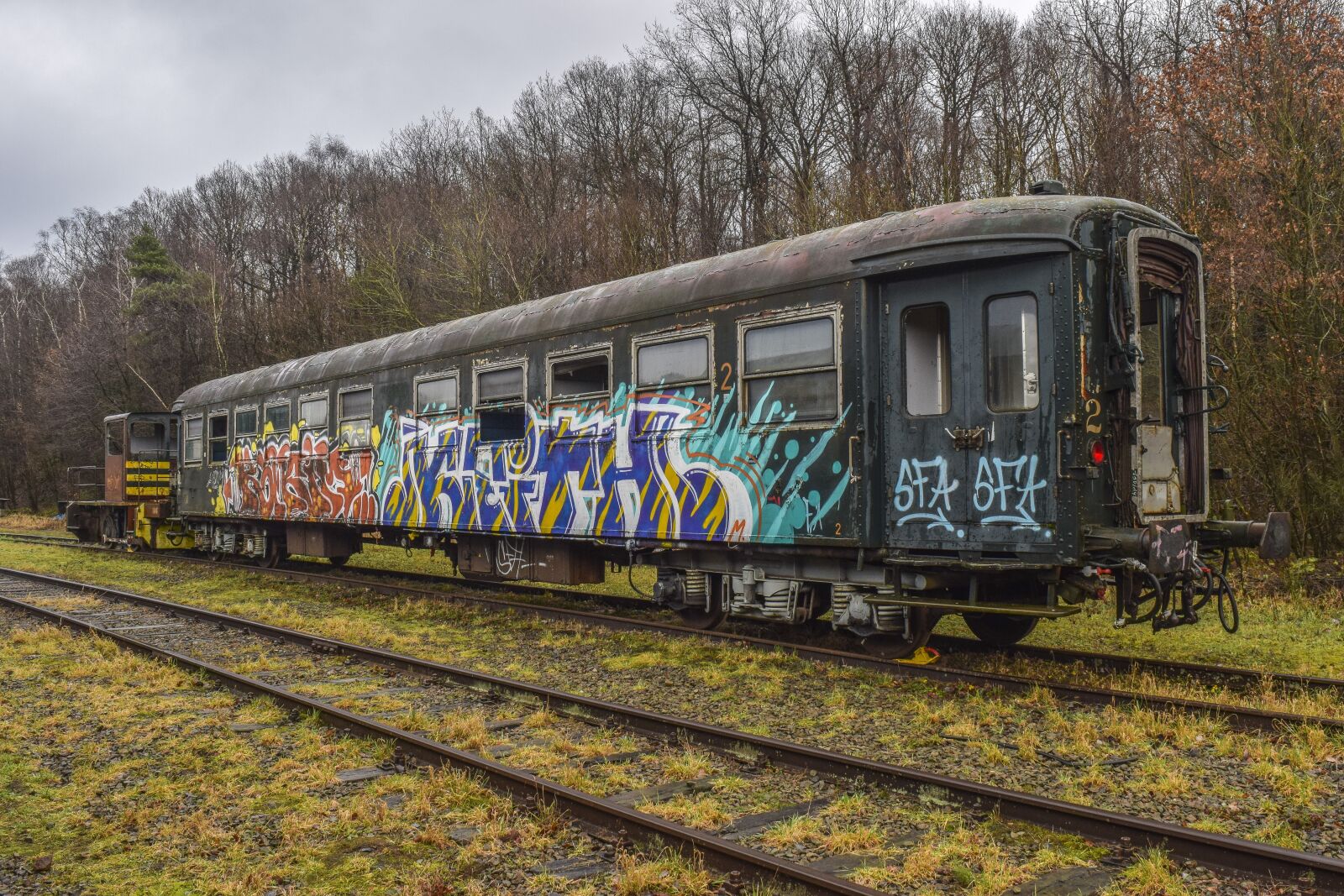 Nikon D3300 sample photo. Lost places, railway, train photography