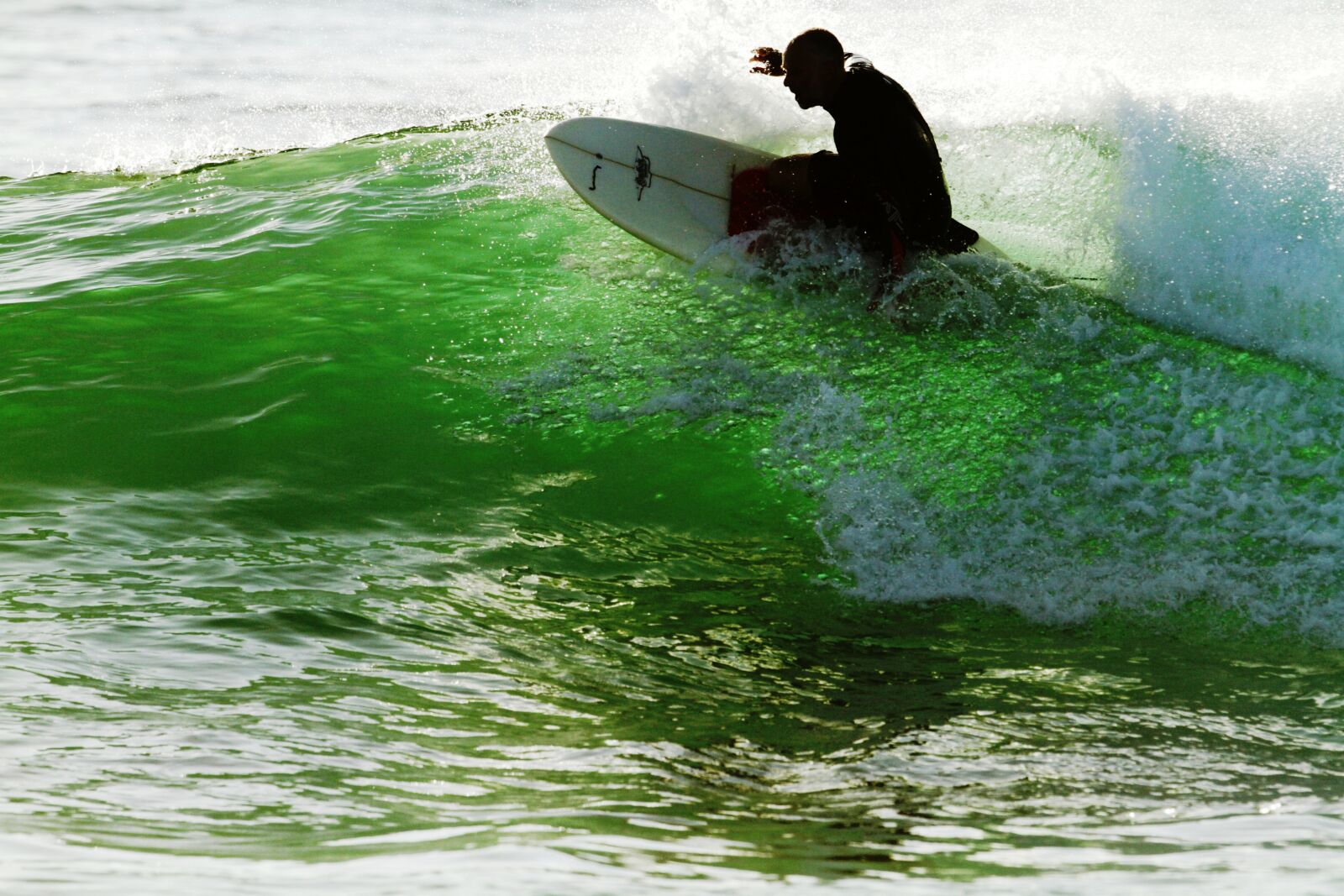 Canon EOS 7D sample photo. Knee boarding, waves, morning photography