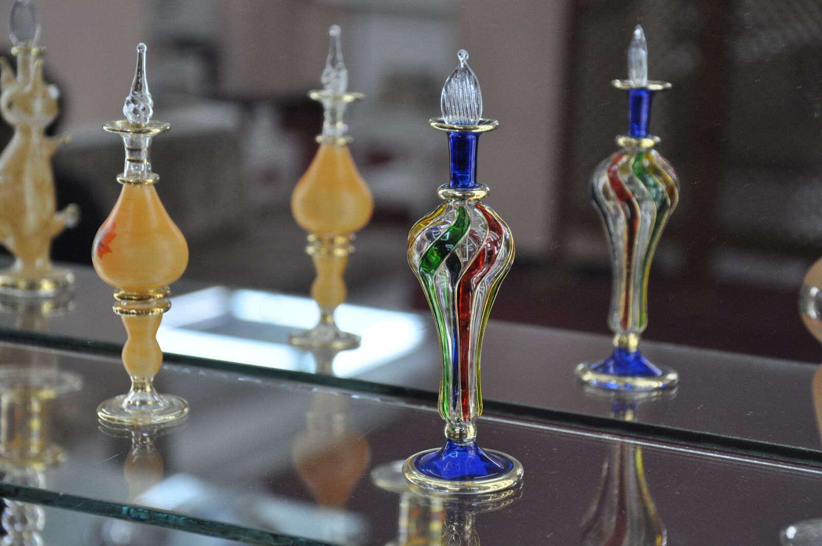 Nikon D90 sample photo. Bottle, blown glass, art photography
