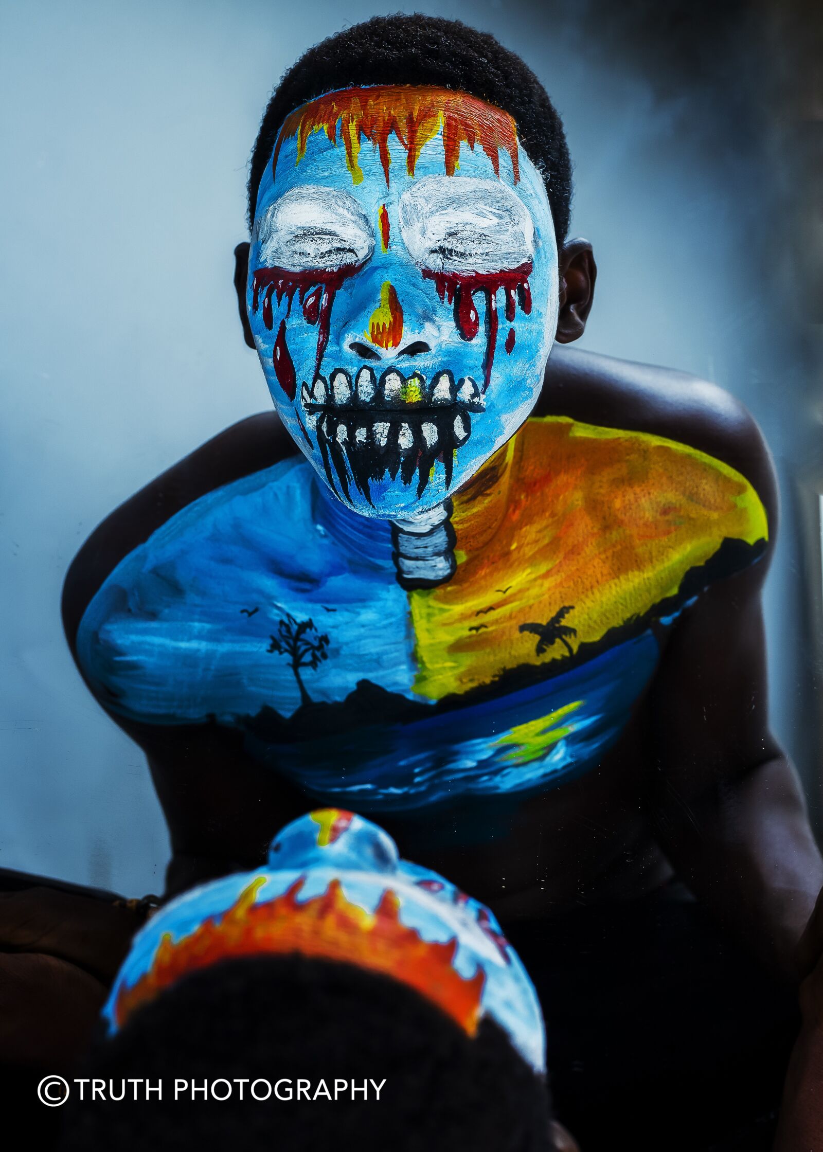 Canon EOS 6D sample photo. Body painting, body art photography