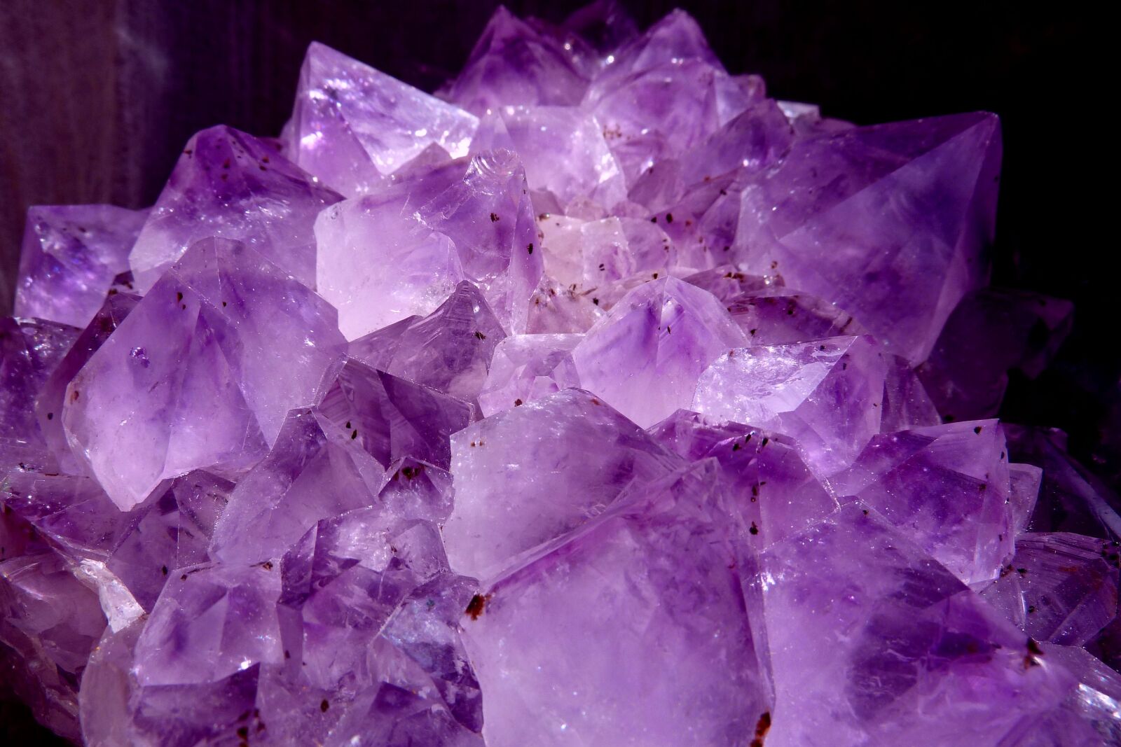 Panasonic Lumix DMC-ZS7 (Lumix DMC-TZ10) sample photo. Gem, amethyst, violet photography