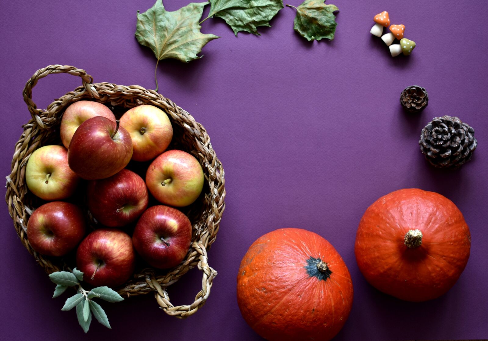 Nikon D3400 sample photo. Autumn, apples, basket photography