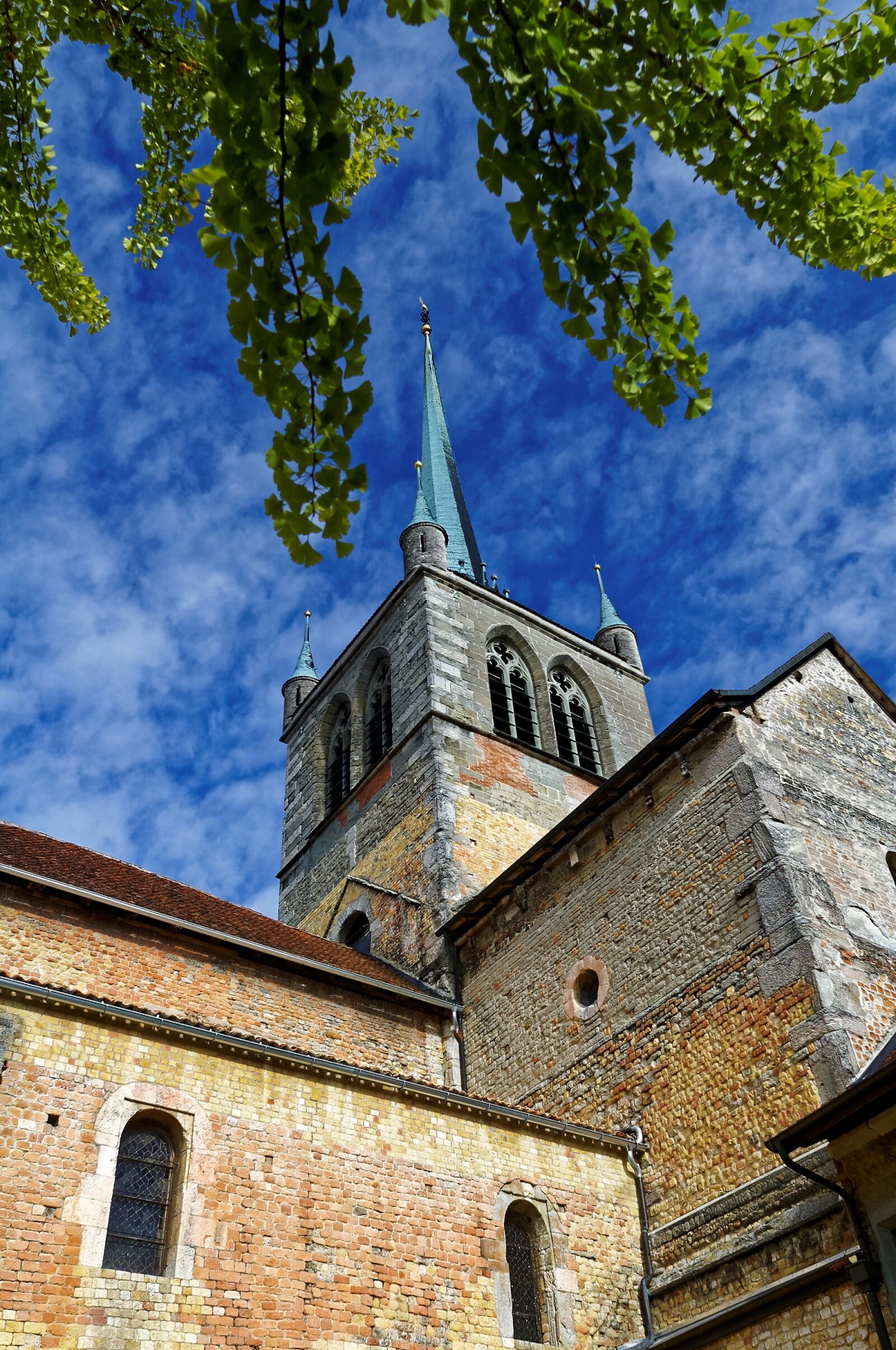 Nikon D50 sample photo. Church, payerne, romanesque photography