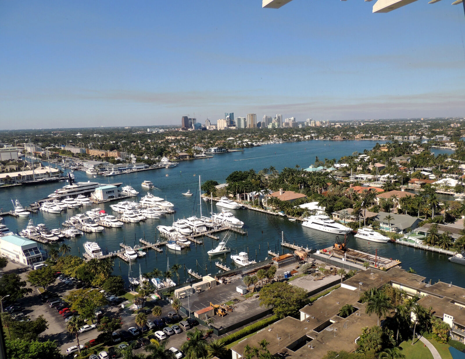 Nikon Coolpix P510 sample photo. Aerial, view, boats, body photography